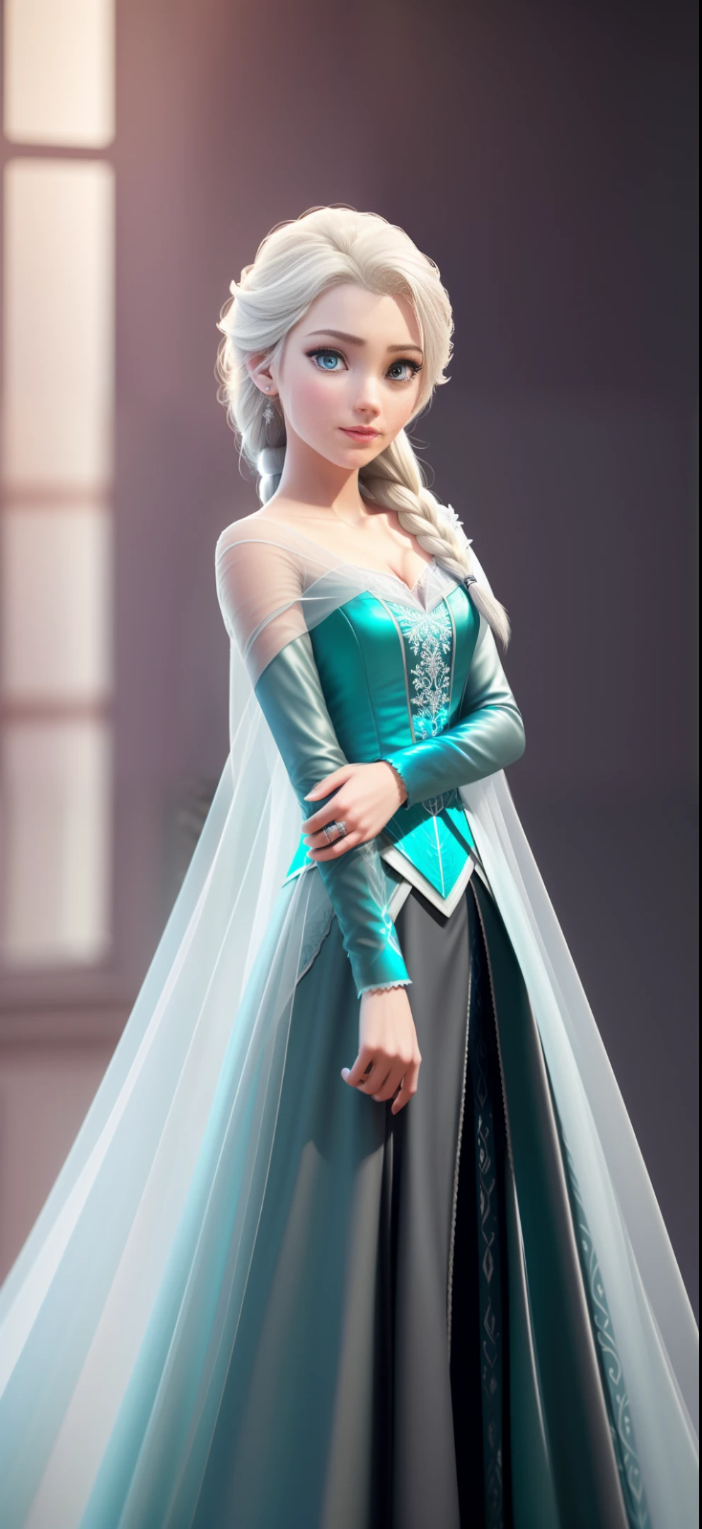 Highly detailed CG unity 8k wallpaper, style shot, complex, high detail, dramatic, highest quality movie still image, very detailed, masterpiece, best quality, character design, Elsa, Elsa from Frozen, (( Dark style)), realistic ultra-detailed rendering style, natural light, sharp character design, (hard focus, 8k), (((natural skin texture))), 8k textures, soft cinematic lighting, adobe lightroom, dark room, hdr, Sophisticated, Elegant, Rich Detail, Sharp Focus, ((((Film Look) )), Soothing Tones, Detail Frenzy, Intricate Detail, Super Detail, Low Contrast, Soft Film Lighting, Dull Colors, Exposure Blending, HDR, Fade, 35mm, f/1.4, ISO64, f16, 25 sec.