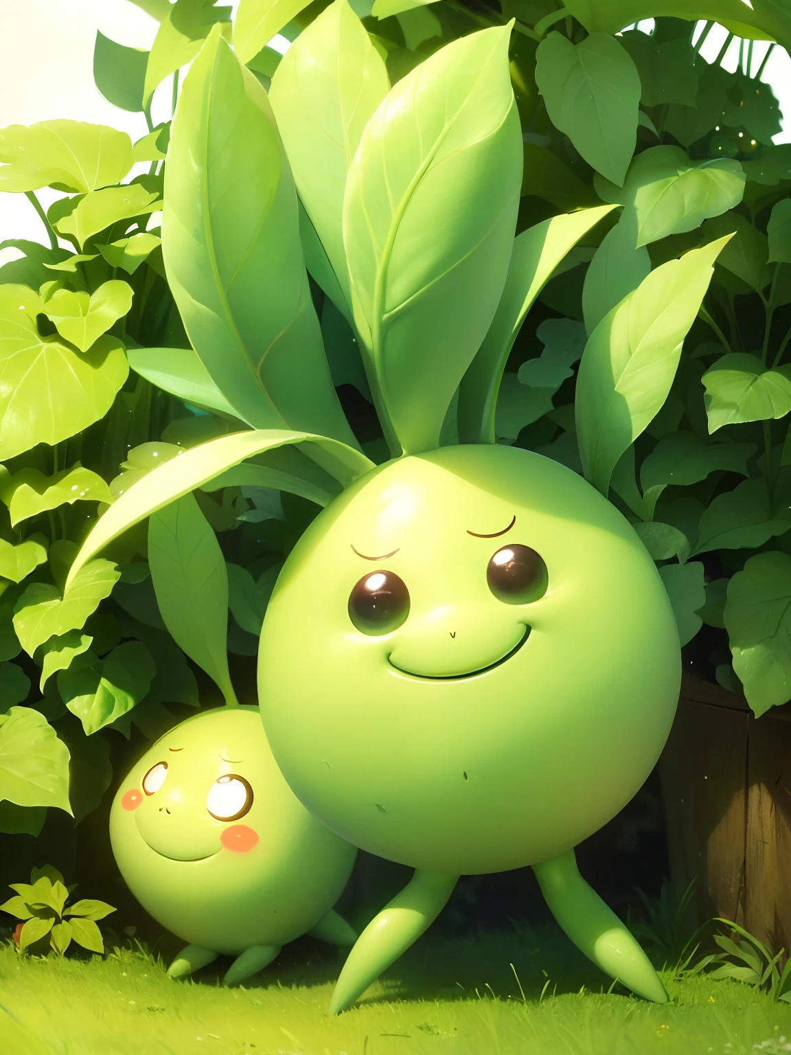 Character design of an anthropomorphic plant, a (Potato Warrior), with a (detailed), fantastical, surreal, and ((cute)) art style that's both ((fun)) and artistic. The character is trending on art websites and features a gentle ambient lighting in 8K high definition.This character is inspired by Plants vs. Zombies.