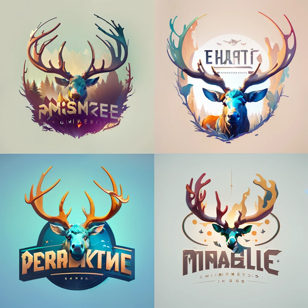 Masterpiece, best quality, (extremely detailed CG unified 8k wallpaper), (best quality), (best illustration), (best shadow), a cute moose with leaking antlers, isometric 3D, octane rendering, ray tracing, ultra detailed