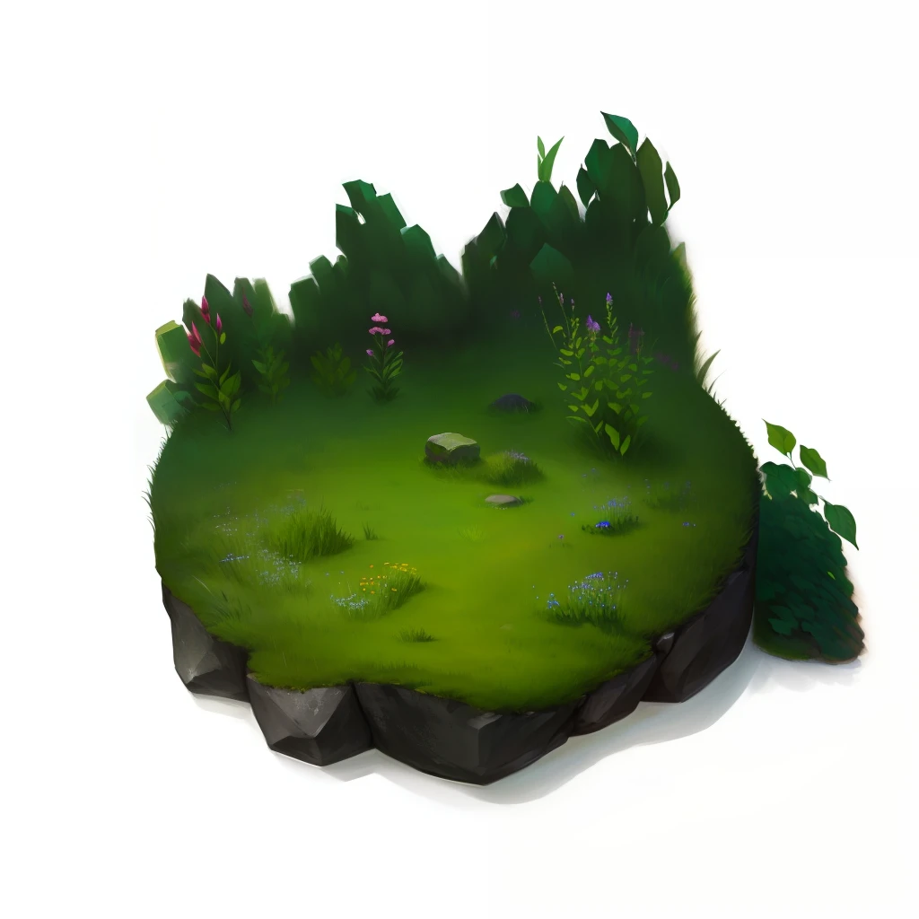 There are meadows above the stones