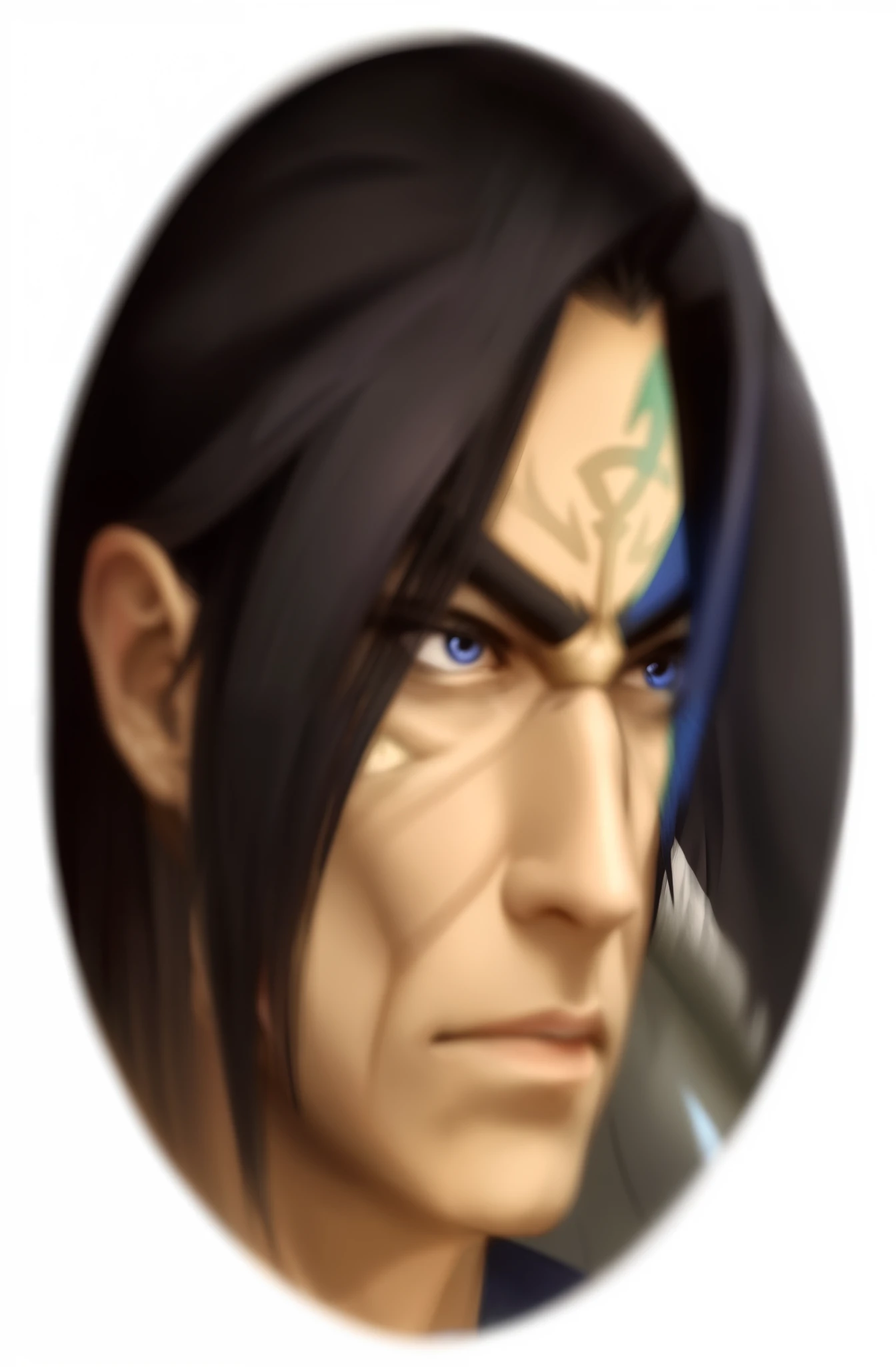 Game avatar, good-looking, male, assassin, high-definition, heroic, fierce