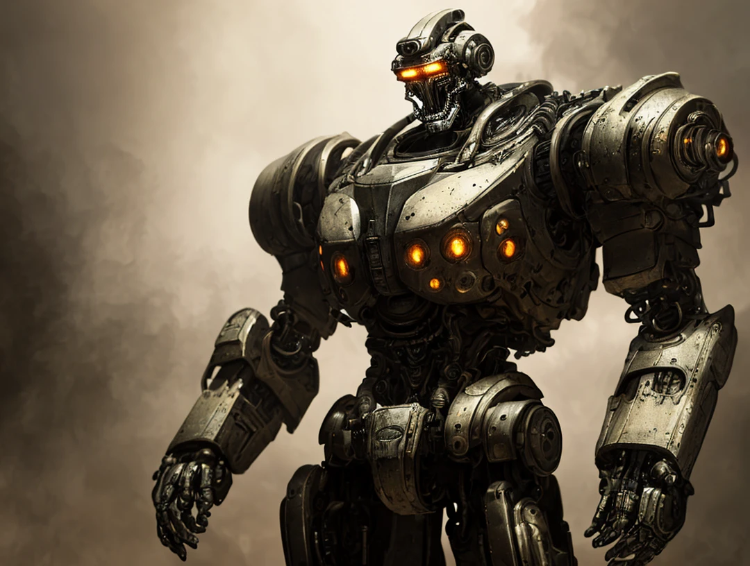made out of metal, cyborg, steampunk style, ((intricate details)), hdr, ((intricate details, hyperdetailed)), dramatic shot, Futuristic tank, ((close up)) detailed, digital painting, concept art, breathtaking, high details, extremely detailed, beautiful, establishing shot, hyperrealistic,solo, Masterpiece, robot arm, colorful,game character design, concept design, high detail,masterpiece, best quality, (best illustration), (best shadow), absurdres, realistic lighting, beautiful detailed glow, ((Robots)), (Smoke:1.2), (Action Pose:1.1),(Worn Out Look:1.1), (High-Tech:1.1),best photo from the exhibition, 35 mm, cell shading, bloom, 8k , abrasions, cuts, wounds, stunning, highly detailed, bionic, shiny, polished, metallic, reflections, trending on Intricate, High Detail, Sharp focus, dramatic, realism, beautiful and detailed lighting, shadows