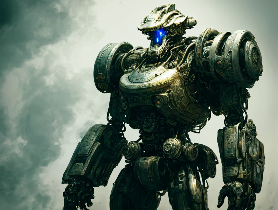 made out of metal, cyborg, steampunk style, ((intricate details)), hdr, ((intricate details, hyperdetailed)), dramatic shot, Futuristic tank, ((close up)) detailed, digital painting, concept art, breathtaking, high details, extremely detailed, beautiful, establishing shot, hyperrealistic,solo, Masterpiece, robot arm, colorful,game character design, concept design, high detail,masterpiece, best quality, (best illustration), (best shadow), absurdres, realistic lighting, beautiful detailed glow, ((Robots)), (Smoke:1.2), (Action Pose:1.1),(Worn Out Look:1.1), (High-Tech:1.1),best photo from the exhibition, 35 mm, cell shading, bloom, 8k , abrasions, cuts, wounds, stunning, highly detailed, bionic, shiny, polished, metallic, reflections, trending on Intricate, High Detail, Sharp focus, dramatic, realism, beautiful and detailed lighting, shadows
