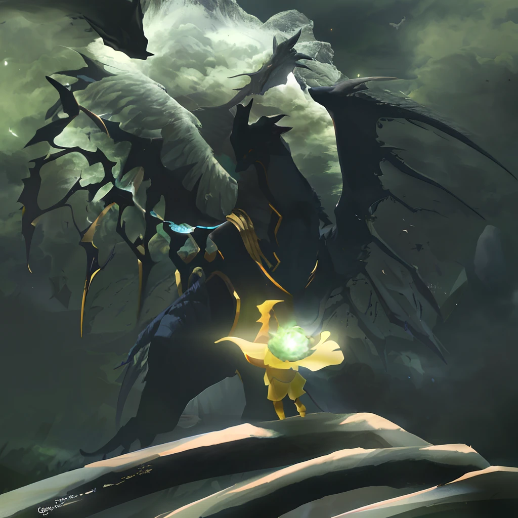 Optimized Prompt: 
(Masterpiece, high quality, ultra-detailed, stunning) CG art of Genshin Impact characters battling a dark dragon in the world of the game:"Sky Children of the Light. " 
[(Genshin Impact characters, powerful attacks, divine weapons, breathtaking scenery, detailed visual effects): 0.7]