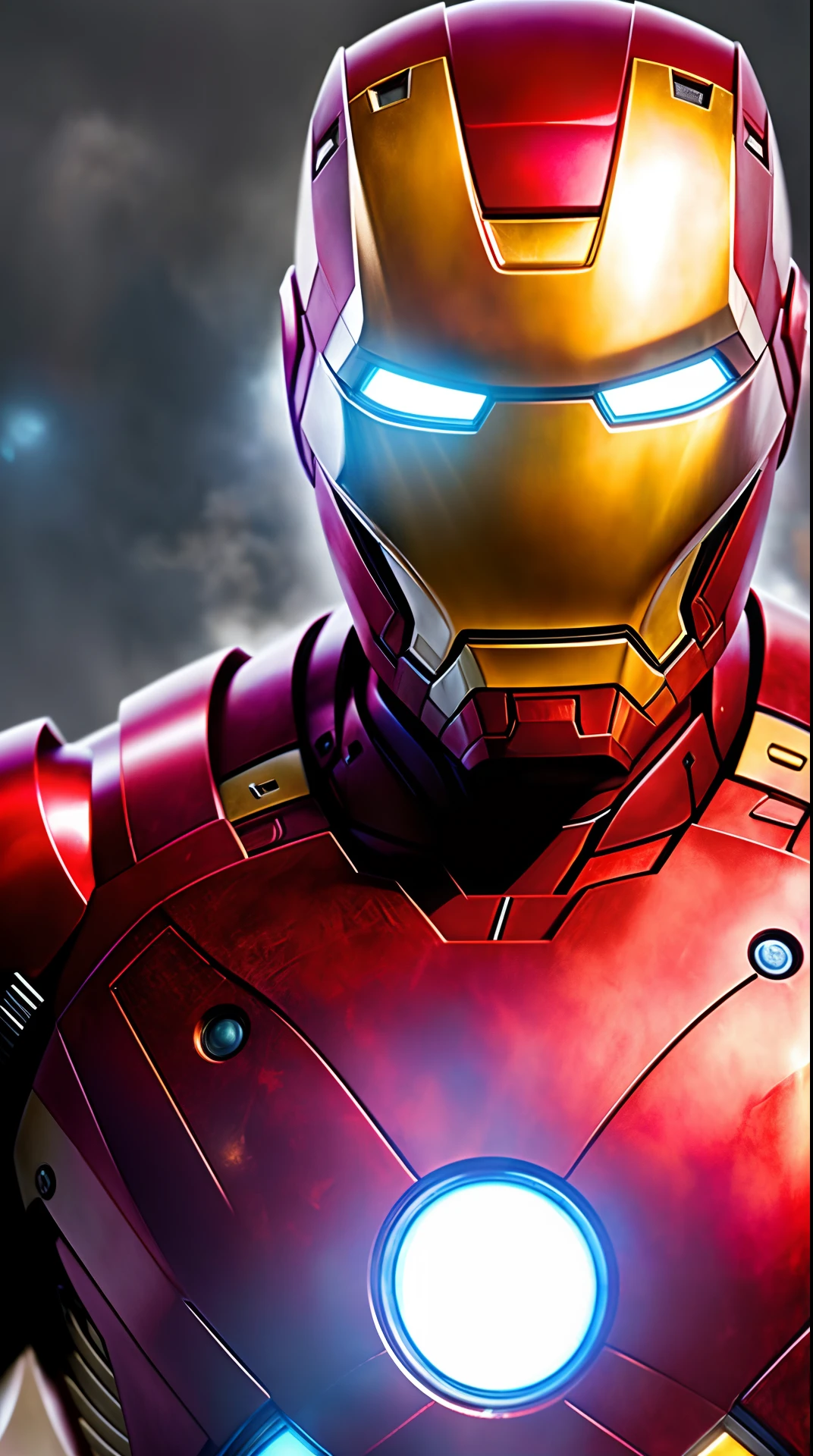 Iron Man played by Robert Downey Jr., (((real face)))
(foggy background) (epic realism) (hdr) (intricate detail) (hyperdetail) (cinematic) (rim light) (soft colors: 1.2)