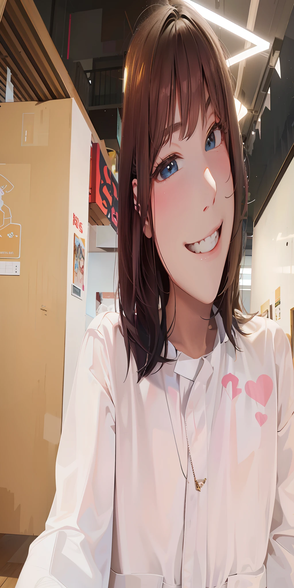 Cartoon style girl
