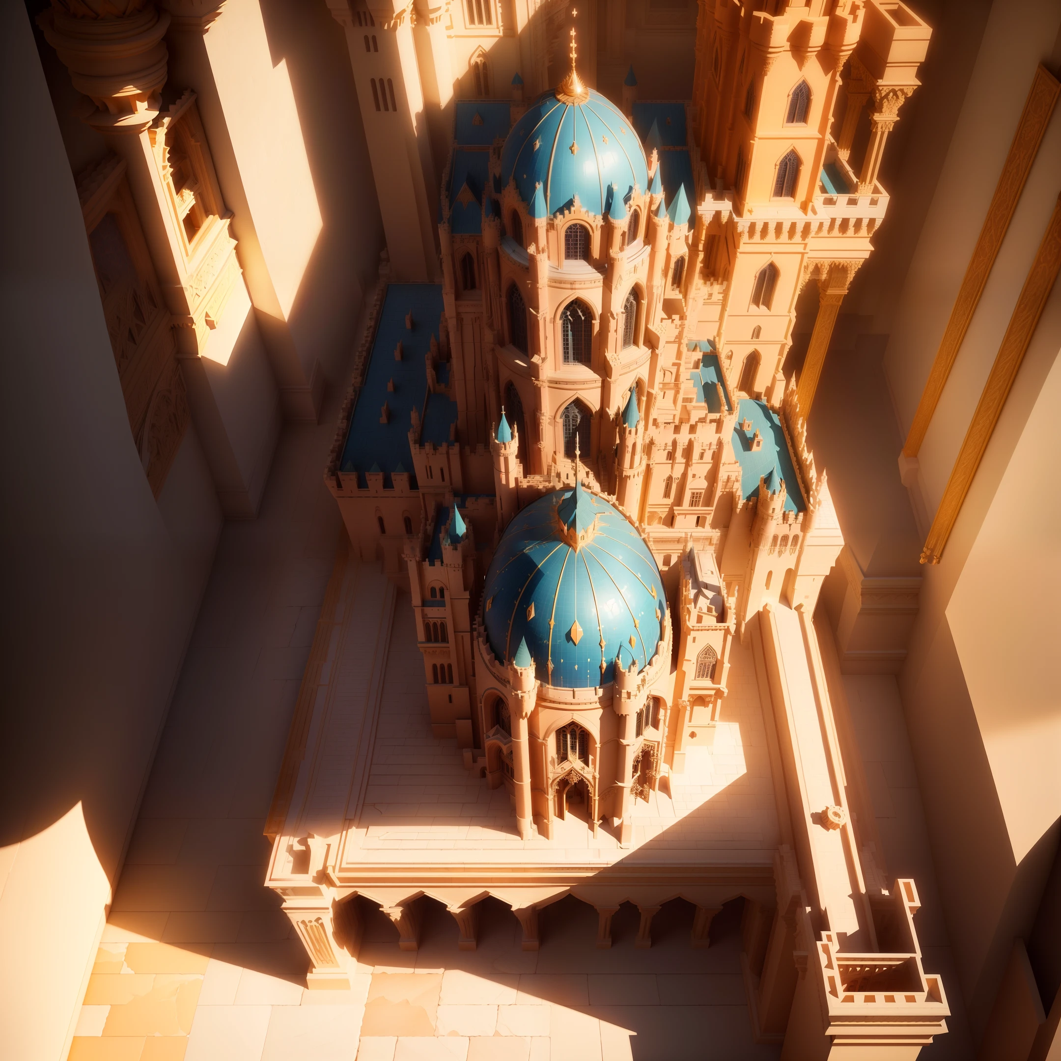 masterpiece, best quality, (extremely detailed CG unity 8k wallpaper), (best quality), (best illustration), (best shadow), Isometric House,Plain white background, best quality, ((low polygon)),(extremely detailed CG unity 8k wallpaper), (best quality), (best illustration), (best shadow),((Middle Ages castles)),stone walls,watchtowers,decorative arts,octane render,ray tracing,ultra detailed, meticulous design, biblical grandeur, terracotta, solarpunk, aerial photography， isometric 3D, octane render,ray tracing,ultra detailed