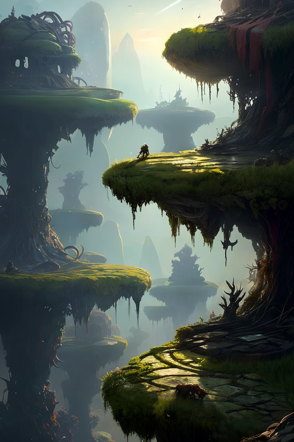 a landscape made of crawling brains and trypophobia, artstation landscape, artstation digital, illustrated by eddie mendoza and greg rutkowski, trending on artstation, cgsociety contest winner, cgsociety hd, cgsociety 4 k uhd, 4k, 8 k
