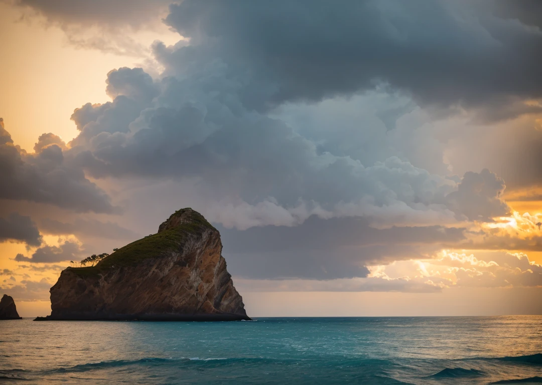 dramatic lighting, highest quality, Cinematic film still, (storm clouds:0.7), (stormy weather:0.5), dull, natural lighting, (direct light:0.4), 8mm film grain, photographed on a Sony a9 II, 24mm lens, F/2.8 aperture, deep focus, (RAW), 8k, Ocean Cruises, Ocean Cruises, Western style restaurants on overtime