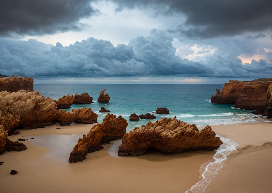 dramatic lighting, highest quality, Cinematic film still, (storm clouds:0.7), (stormy weather:0.5), dull, natural lighting, (direct light:0.4), 8mm film grain, photographed on a Sony a9 II, 24mm lens, F/2.8 aperture, deep focus, (RAW), 8k, Ocean going cruise ships, Western style restaurants on deck