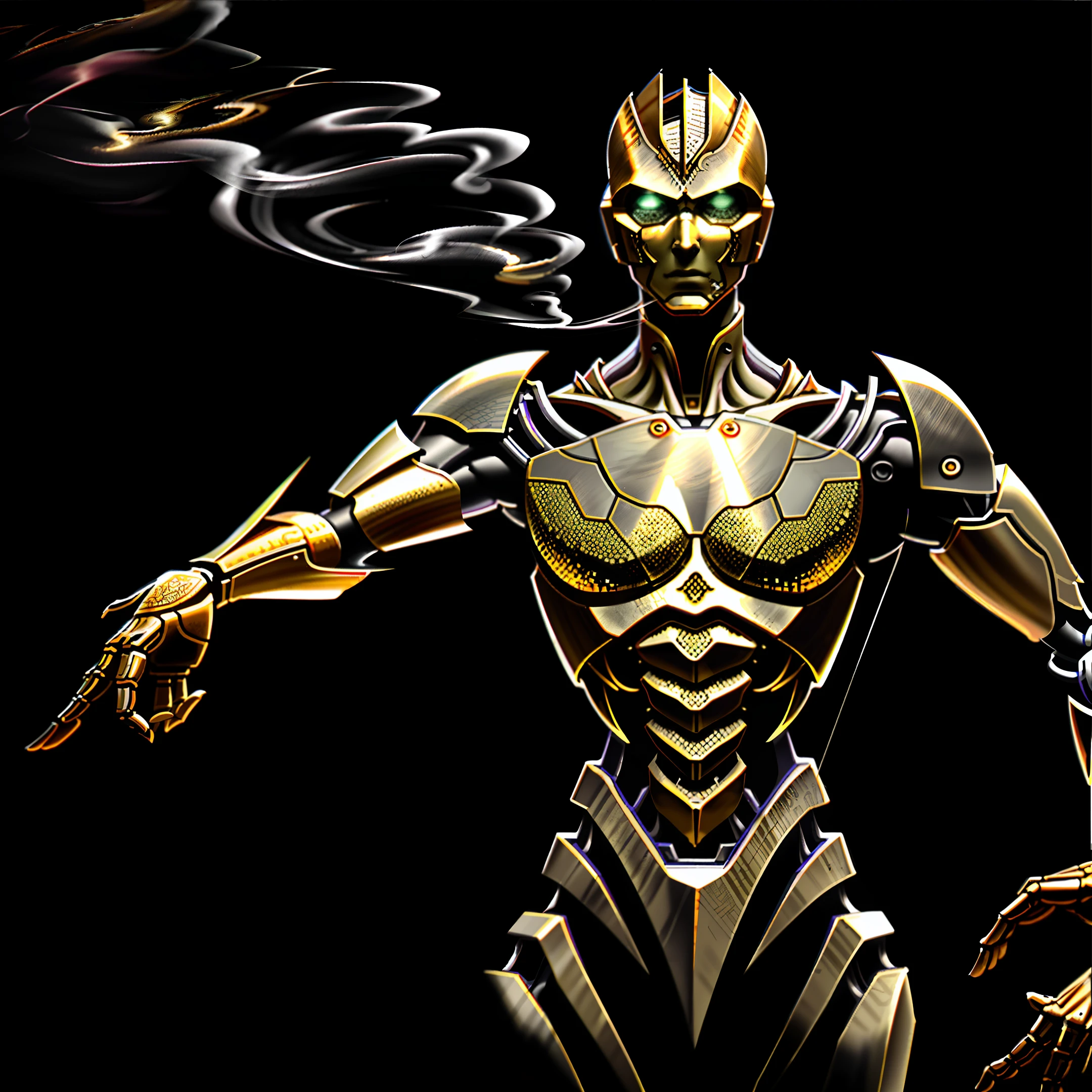 masterpiece, best quality, dynamic pose, wind,smoke,steam,made out of metal and stone, cyborg, steampunk style, hdr, ((intricate details, hyperdetailed)), dramatic shot,((close up)) detailed, digital painting, concept art, breathtaking, extremely detailed, establishing shot, hyperrealistic,solo, robot arm,high detail,masterpiece,(best illustration), (best shadow), absurdres, realistic lighting, (Smoke:1.2), (Action Pose:1.1),(Worn Out Look:1.1), cell shading, 8k , abrasions, cuts, wounds, stunning, highly detailed, bionic, shiny, polished, metallic, reflections, trending on Intricate, Sharp focus, dramatic, beautiful and detailed lighting and shadows, body inside metal,broken arm,human shape