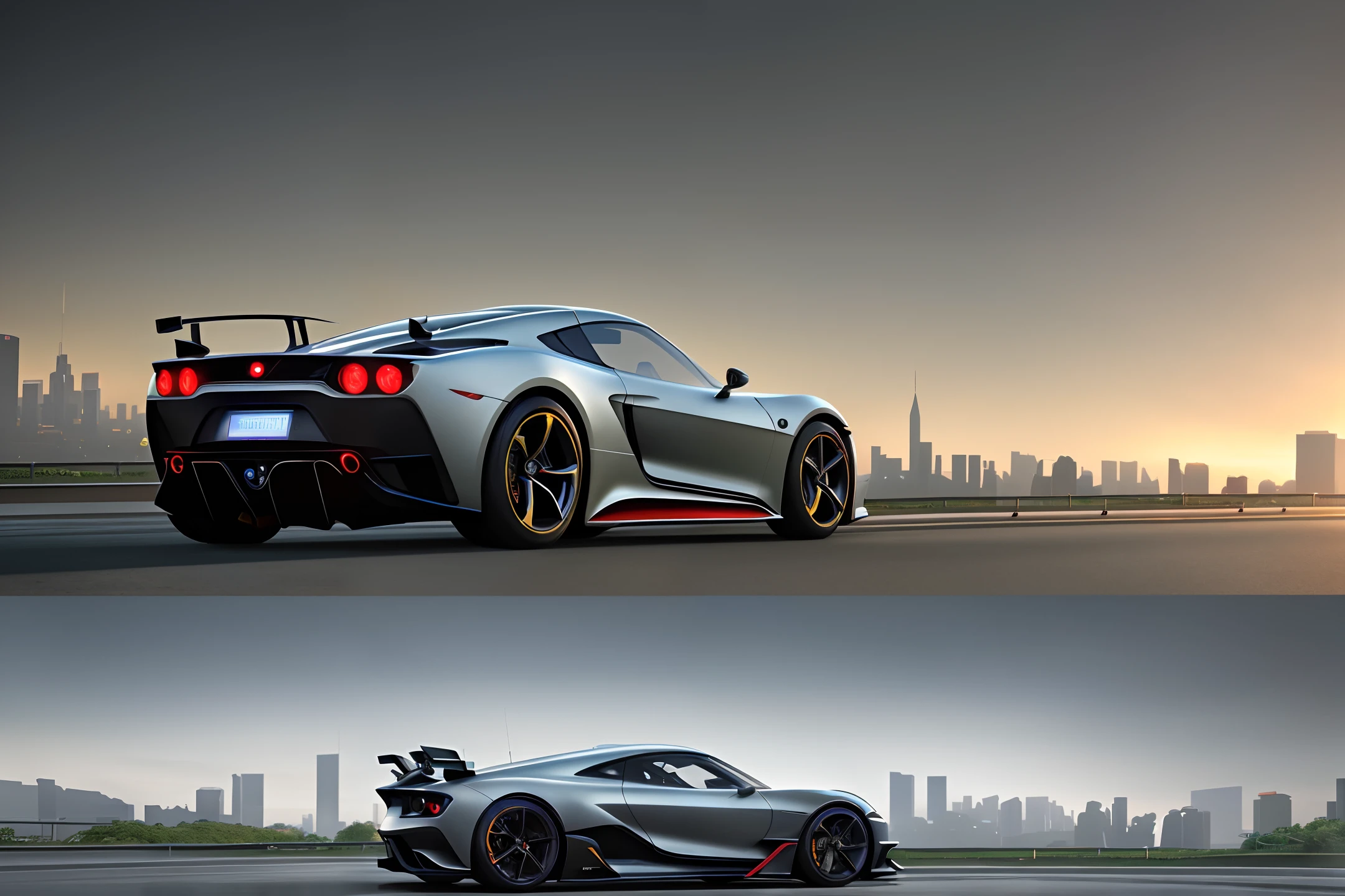 Realistic, best quality, masterpiece, highly detailed, ultra detailed, futuristic sports cars in a cyberpunk city. 4k 3d rendering Unreal Engine 5 using blender rendering and octane global illumination from photorealistic surreal concept art by greg rutkowski loish rhads ferdinand knab makoto shinkai tian zi trending on cgsociety