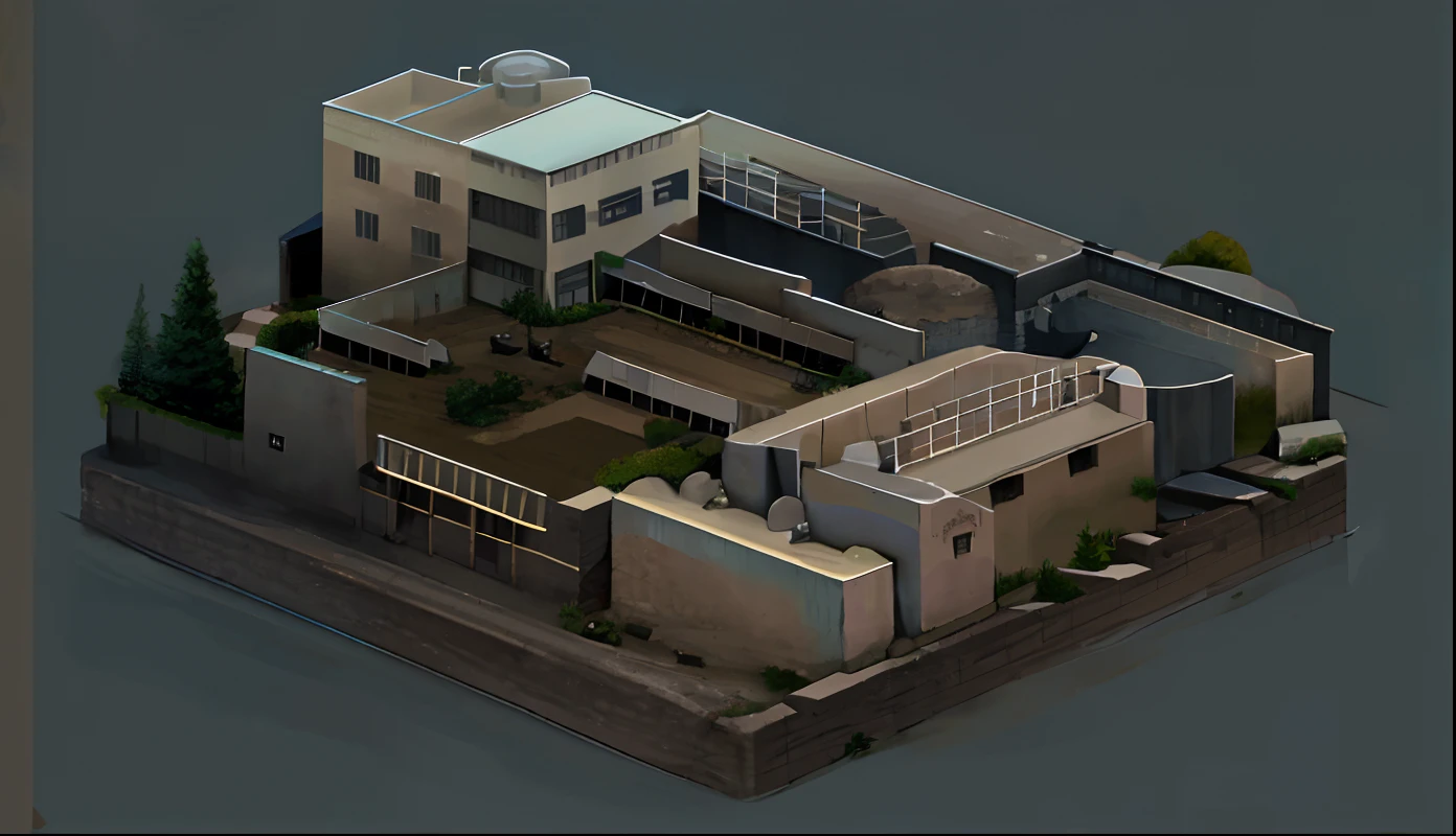 Military bases, barracks, walls, towers, lighting, fences,