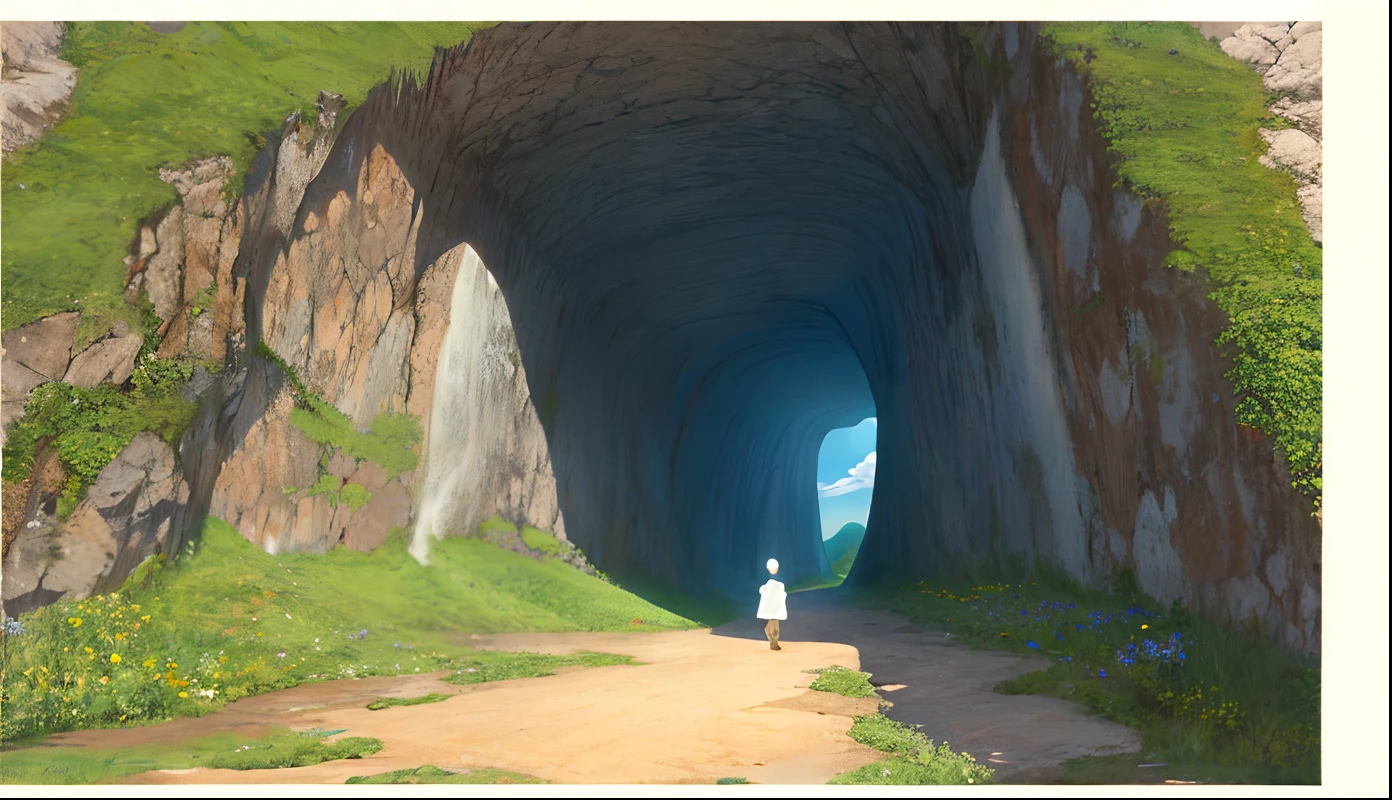 Caves, mountain slopes,