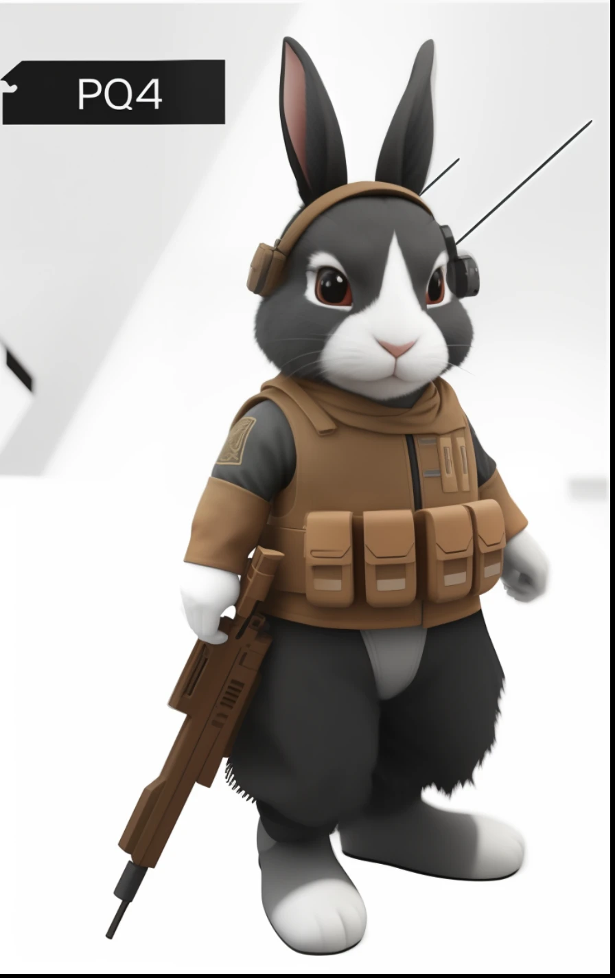 **Full Length Shot,(a rabbit warrior with no pants on his lower body), Lower body without pants,Modern Warfare, highly detailed, dynamic, cinematic, stunning, realistic lighting and shading, vivid, vibrant, 8k,octane render, unreal engine, very detailed, concept art, realistic, ue4, -ar 5:3 -q2 -s 750 -V 5** 5**