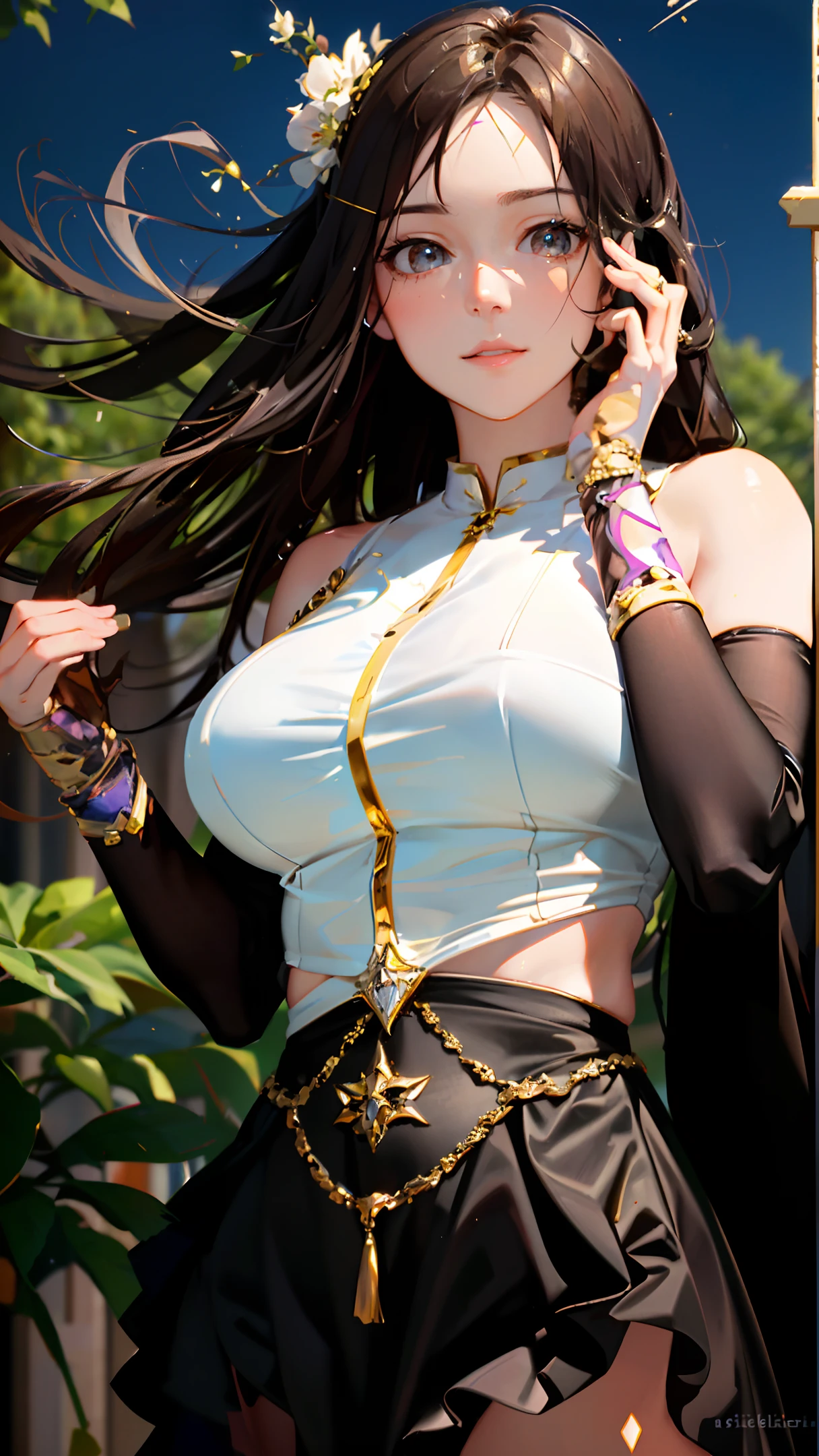 (fidelity: 1.4), (masterpiece, sidelighting, finely detailed beautiful eyes: 1.2), masterpiece*portrait, realistic, 3d face, glowing eyes, shiny hair, loss skin, solo, embarrassed, (midriff), black underwear, blond,