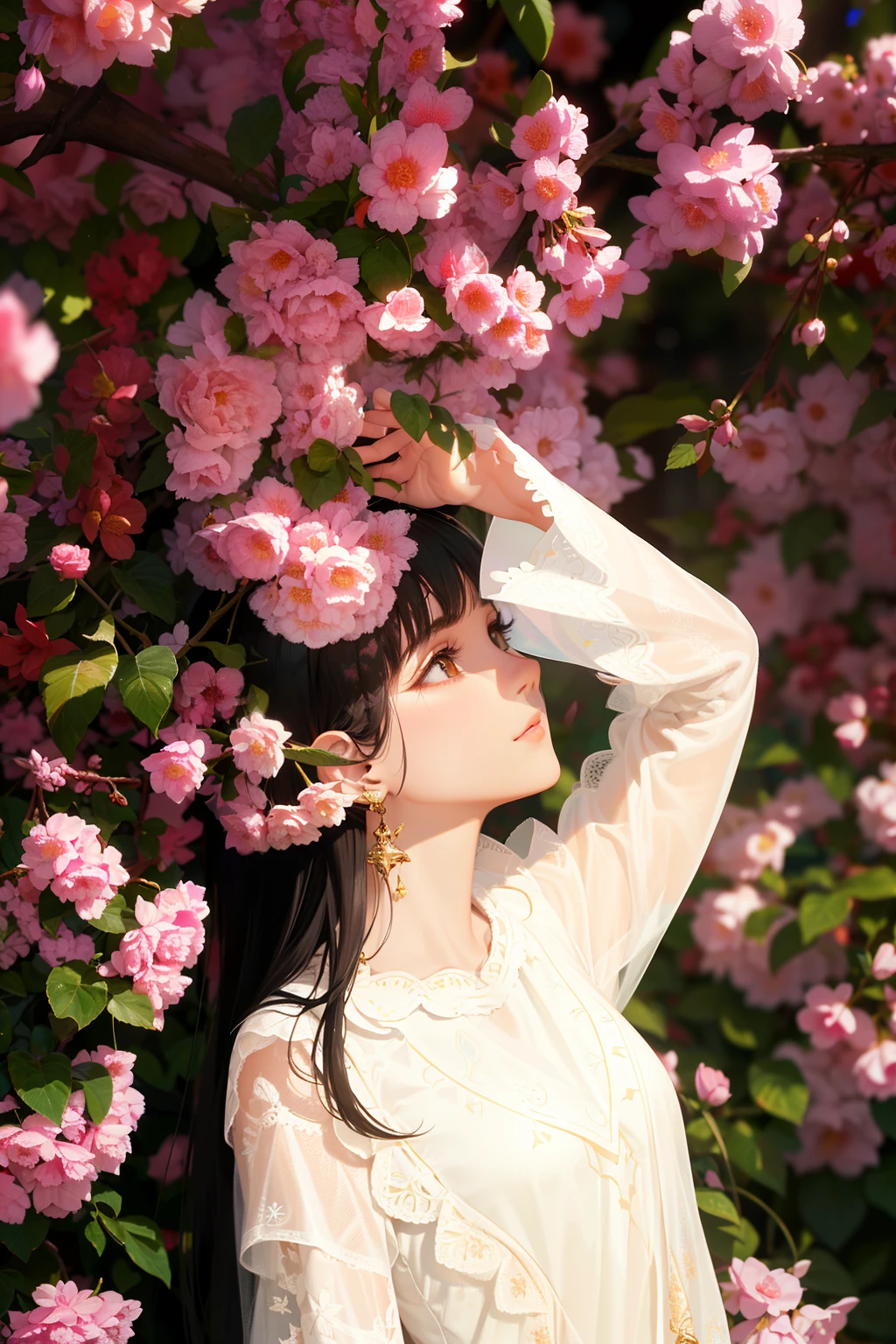 (masterpiece:1.6, best quality), (fine detailed beautiful eyes: 1.2), (extremely detailed CG unity 8k wallpaper, masterpiece, super detailed, best shadows), (detailed background), (beautiful detailed face, Beautiful detailed eyes), high contrast, (best lighting, extremely delicate and beautiful), 1girl, ((color paint splatter on transparent background, Dulux,)), ((caustics)), dynamic angles, beautiful details glow, full body, cowboy lens,