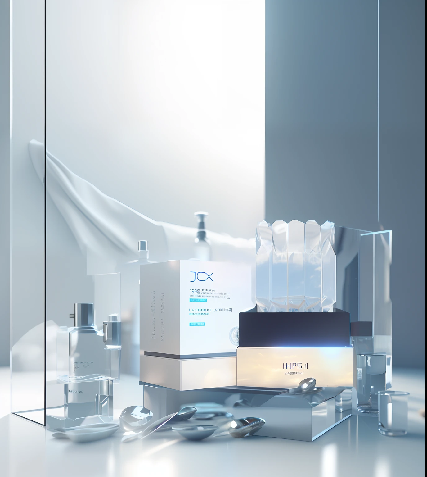 The product picture is realistic c4d rendering, box, realistic, photo, canon, fantasy, art, luxury, exquisite indoor countertop, by the window. - H 1024 W 804 | F 1 6 Lens Mark 2: 2 S 3555mm Film Grain: 1 Lifelike High Resolution Sharp Focus Contrast! ! Intricate Atmospheric Light Refraction Light Unreal Engine 5 Cinematic Concept Photography Masterpiece Octane Rendering Trending Rendering on Cgsociety as