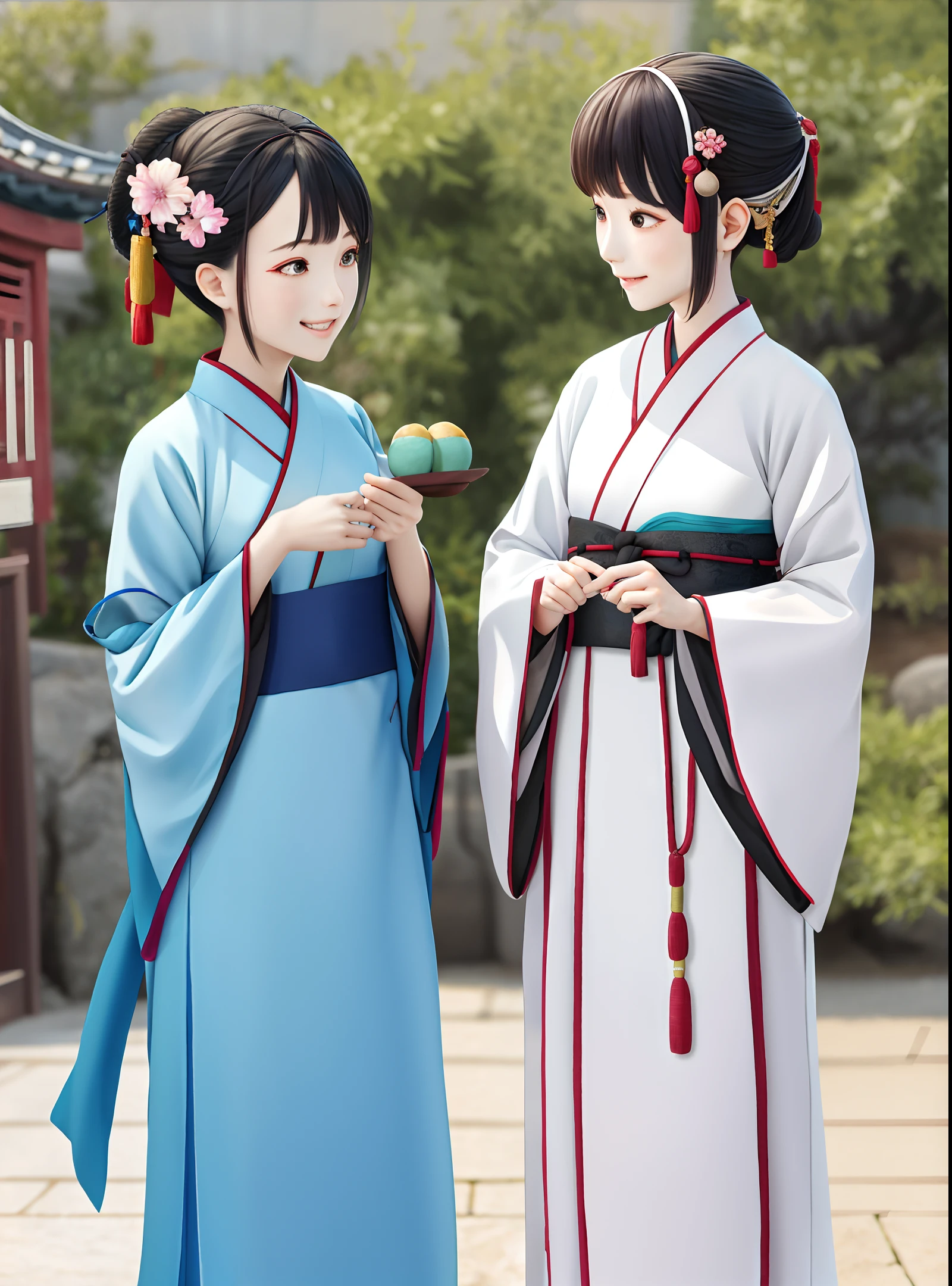 2.5 head-to-body Hanfu girl figures