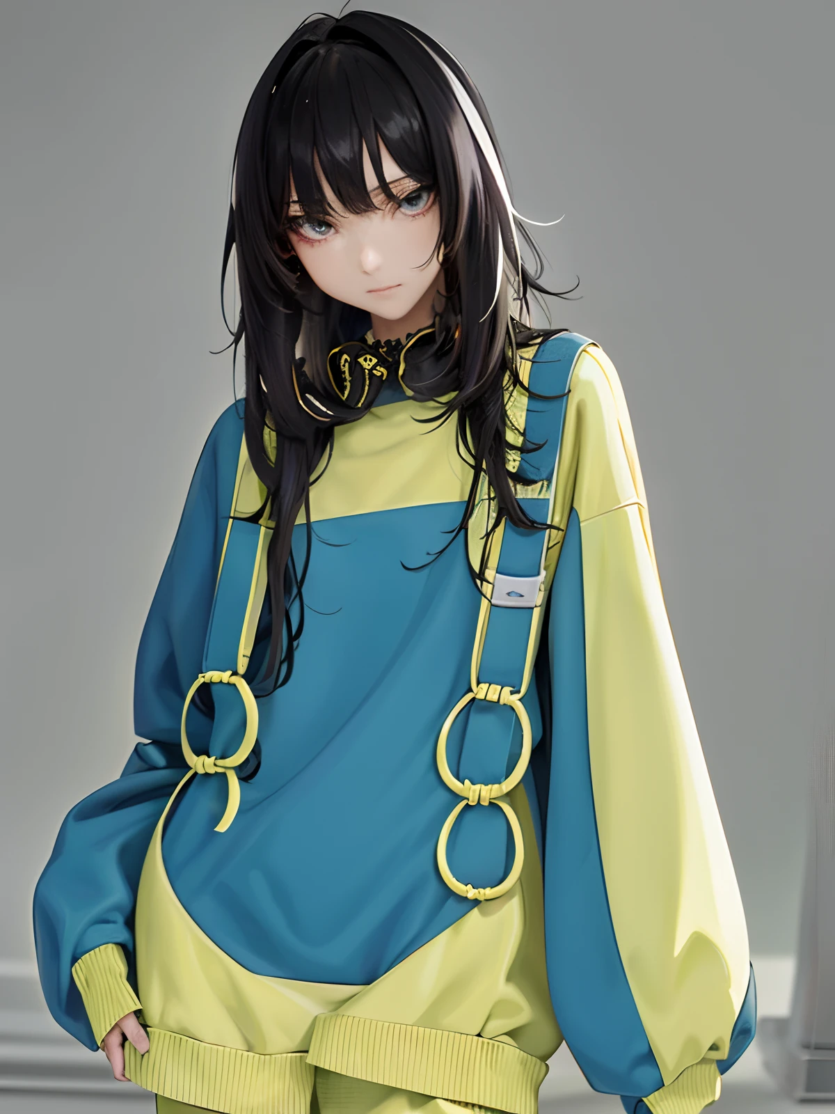 (masterpiece), (best quality), (ultra detailed),(random hair),(illustration), (1girl), (Fashionable clothing), standing,Fashion model, looking at viewer, (interview), (simple background), beautiful detailed eyes, exquisite and beautiful face, floating, (high saturation), (colorful splash), colorful bubbles, (shiny), focus on the face, (fidelity: 1.35)