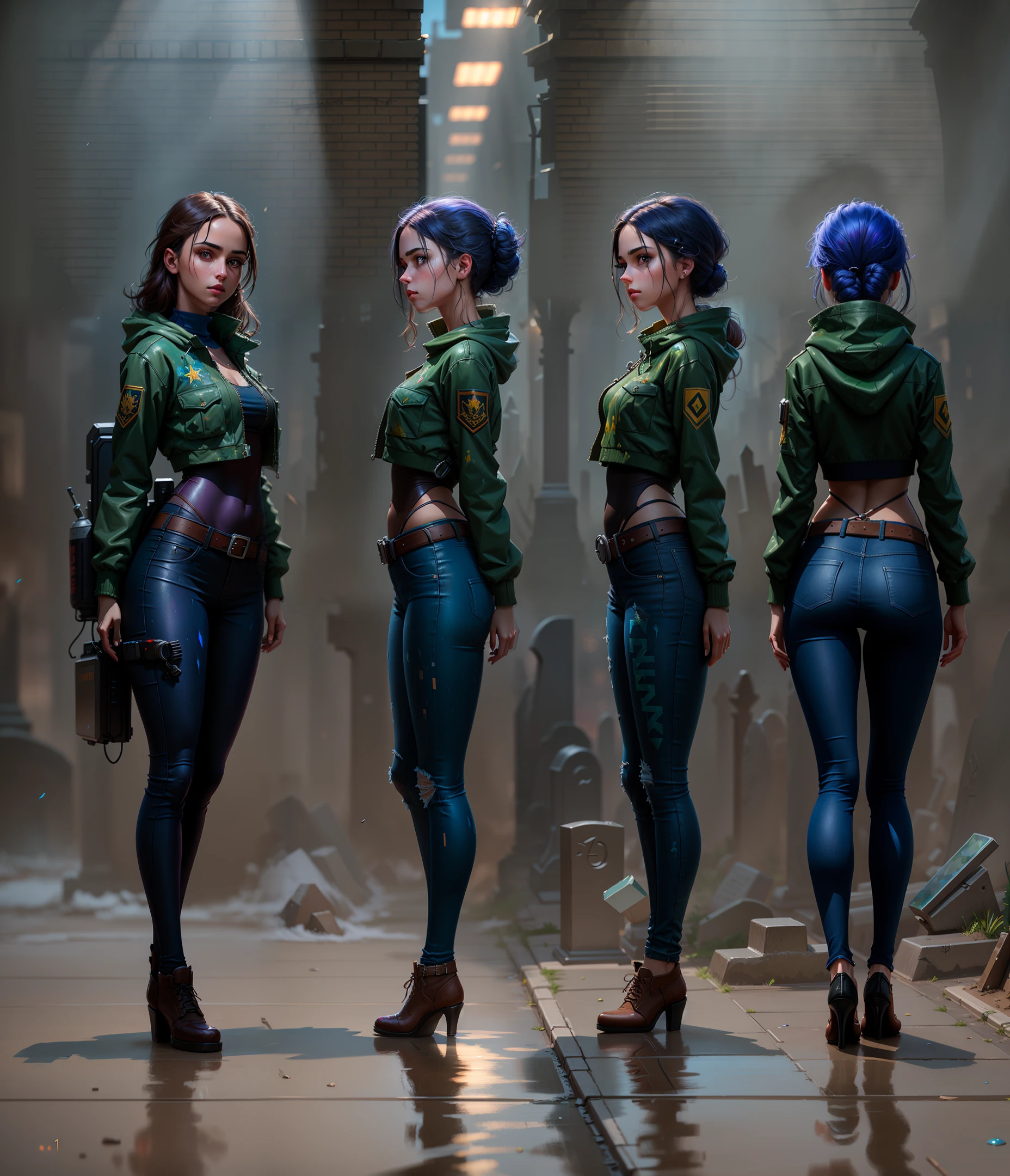 Highly detailed RAW color photo, beautiful young girl, dynamic pose, (wide hips), (detailed skin), (detailed lips), (detailed eyes), (universe: 1.4), (graveyard: 1.1) , (Sci Fi Setting) (Facial Detail), (Curves), Eye Detail, Chromatic Aberration, Depth of Field, Soft Light, Masterpiece, Best Quality, Intricate, Very Detailed, Concept Art,, Film, Hyper Realistic Painting, Trends on Artstation, 8K, Incredible Shadows, Realistic, (Highly Detailed Backgrounds: 1.2), Halfway Art