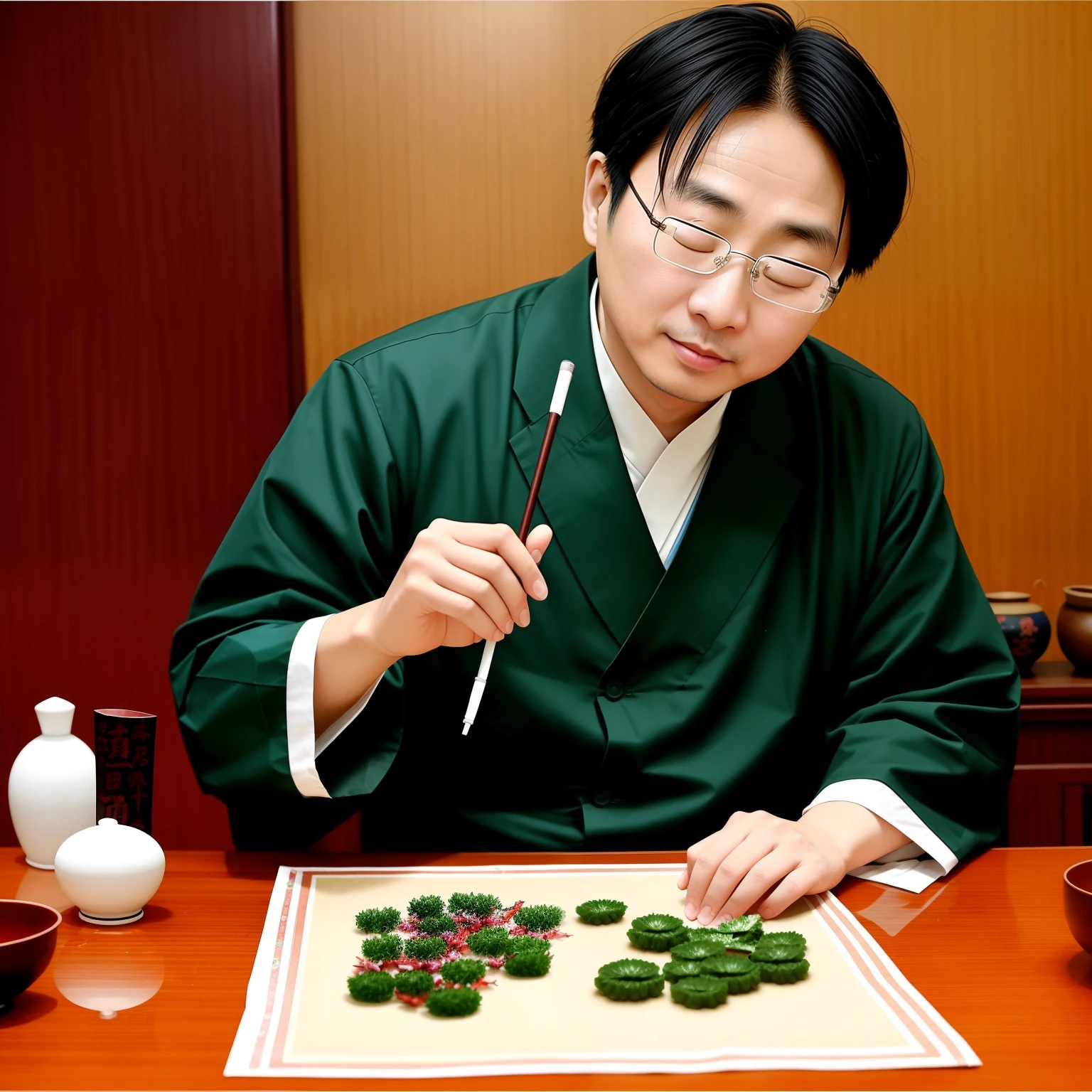 Nanpiyue doctor is quite skilled in art, but he likes to use poison for the yin and extort heavy money. If you are not satisfied with what you want, you will die. Because of its mysterious technique, other doctors can't solve it. One day, his son Lei Zhen died. traditional Chinese painting