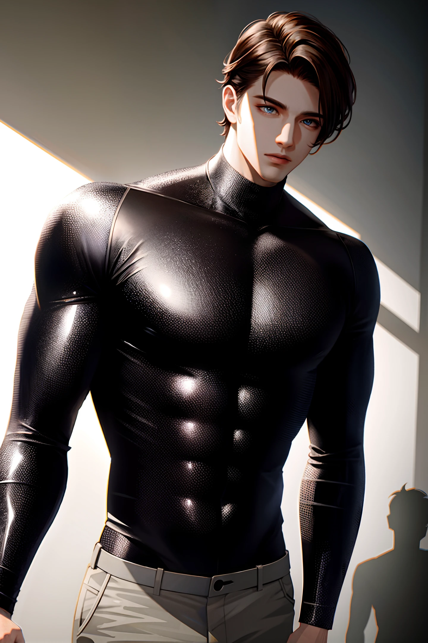 Two-dimensional, masterpiece, best quality, high quality, High definition, High quality texture, High quality shadow, high detail, Cinematic Light, (1boy), handsome guy