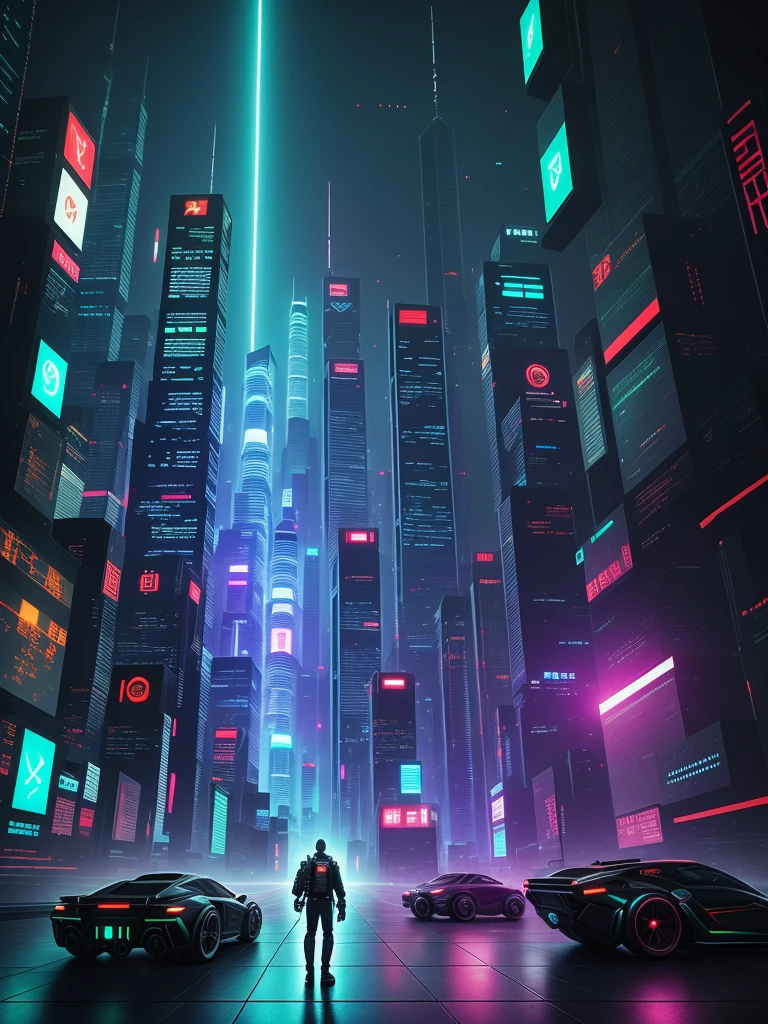 Explore the vast Metaverse in a stunning cyberpunk style picture featuring a cyborg (1.1 weight), detailed wires or a tail (1.3 weight), high-dynamic-range imaging, and intricately complex and hyper-detailed elements (1.2 weight). Shot with cinematic lens, the image is framed with a vignette and centered, making it a masterpiece of futuristic art.