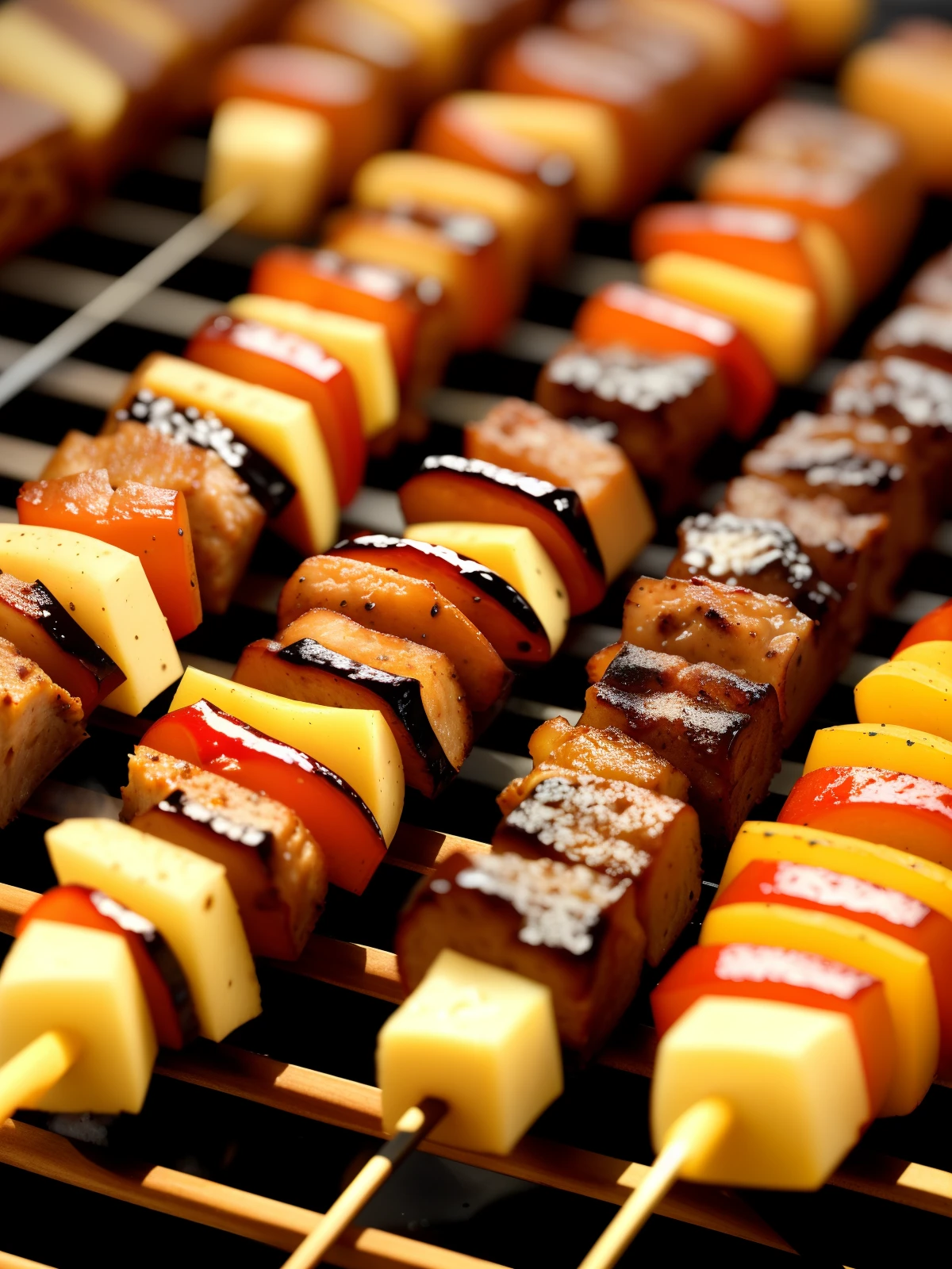 4k,  barbecue, close-up, focus