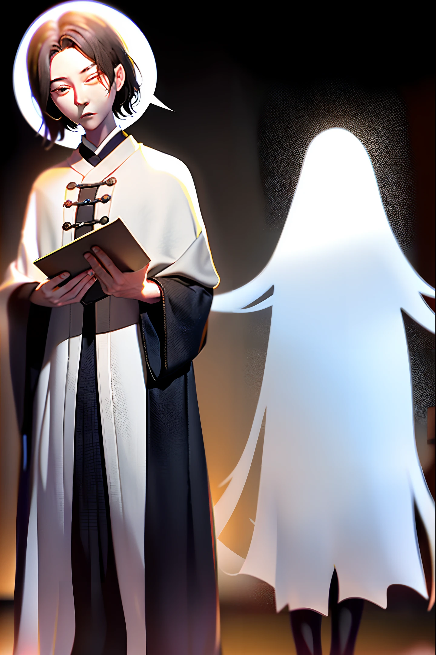In the past, a person who met a ghost official asked: &quot;Fate is predetermined, is it true?&quot; He said: &quot;Yes. However, the number of life expectancy is extremely poor. If the Tang novels call predicting food, it is a sorcerer who shoots the magic ear. Like a human being. People memorize such things, even though the earth is a frame, they cannot close this book.&quot; Ask: &quot;Can the definite number be moved?&quot; Said: &quot;Yes. The great good will be moved, and the great evil will be moved.&quot; Ask: &quot;Who decides it? Who decides it? Move it?&quot; Said: &quot;People decide and move on their own, and ghosts and gods have no right.&quot; Asked: &quot;How can the result be verified or not?&quot; Said: &quot;The good and evil in the world are judged in one life, and the misfortune and fortune are also judged in one&#39;s life. Good and evil are both former lives, misfortune and good fortune are both future lives, so if it is pleasant.&quot; Ask: &quot;Why are the results and retributions different?&quot; He said: &quot;This is all due to its own destiny. Using personnel as an example, if the same person moves to an official, the minister moves to a higher level. Prime Minister, the classics and history have been moved to one level, but the master&#39;s ear. The same rank, those who have a higher level will get it, and if there is no level, it will be engraved. The story is the same, but it may be different.&quot; Ask: &quot;Why don&#39;t you make people a prophet?&quot; Said : &quot;It&#39;s impossible. If you know it, then people will stop. Zhuge Wuhou is troublesome, and Tang Liuchen knows your fate.&quot; Asked: &quot;Why do people know it by accident?&quot; Said: &quot;If you don&#39;t show it by accident, you will rely on ghosts and gods. Where people&#39;s hearts are wild and ambiguous and difficult to know, they will do everything.&quot; Chinese painting