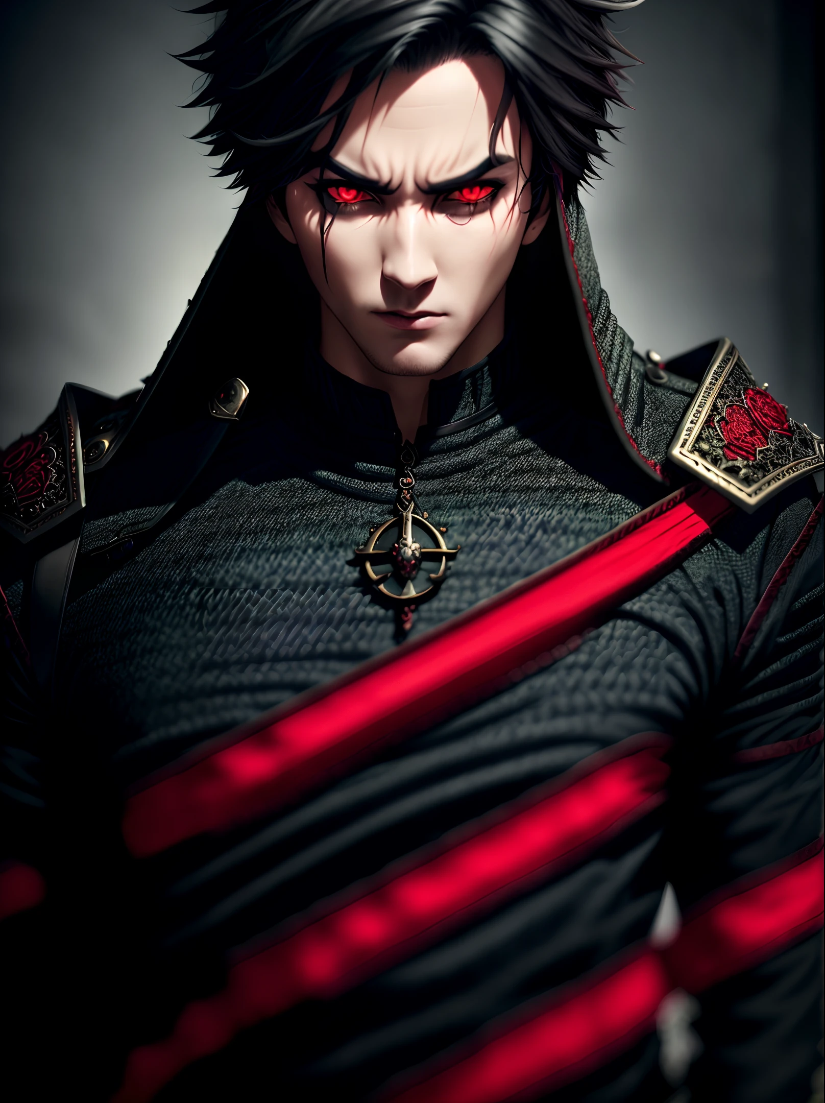 (extremely detailed 8k wallpaper),a medium shot photo of a fearful necromancer, Intricate, High Detail, dramatic