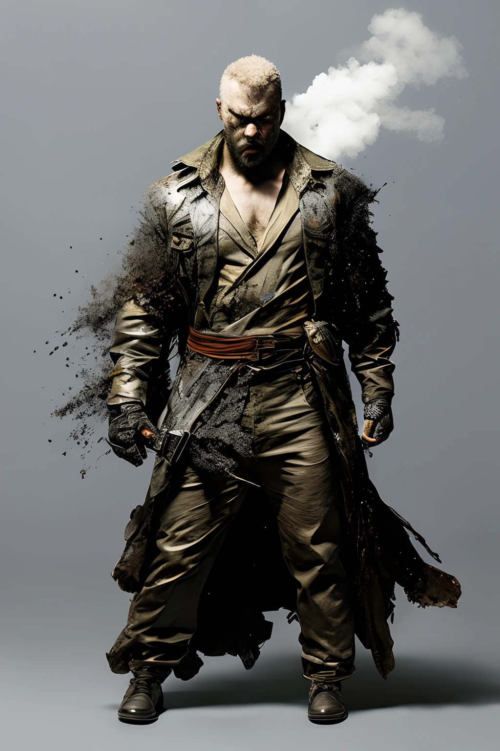 salt shaker man, angry, drawn by Greg Rutkowski, (Yoji Shinkawa:0.3)