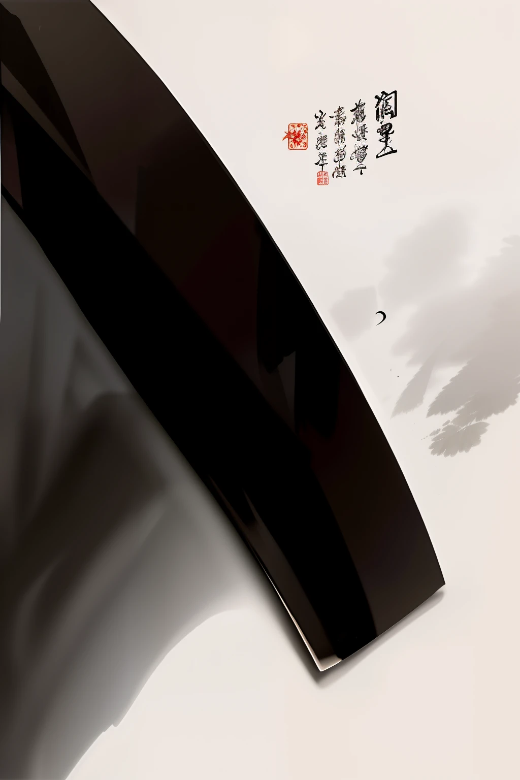 The white bones can be turned into dust, and the wandering soul will never disperse; the mirror platform of Huangquan industry, waiting for you to meet. traditional Chinese painting