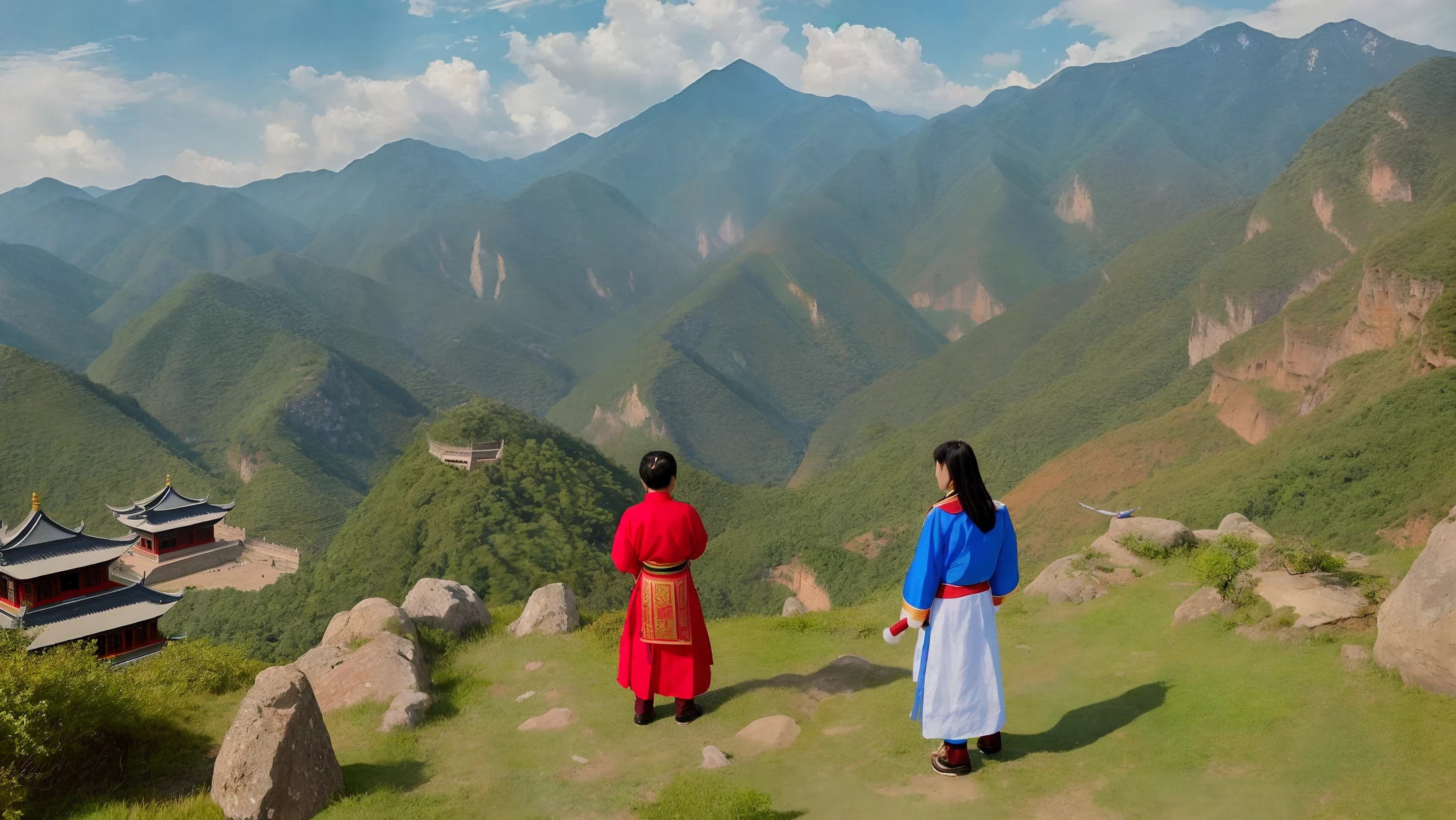 When meeting a shaman, he asked if he had any fame, and the verdict said: "The future is ten thousand miles." He also asked when he was in the first place, and the verdict said: "You have to wait 10,000 years to become the first." And Guisi Wanshou Enke Dengdi, Fang Wu Wannian said. Later, the magistrate of Yao'an Prefecture, Yunnan Province, begged for support, but never came out again. traditional Chinese painting