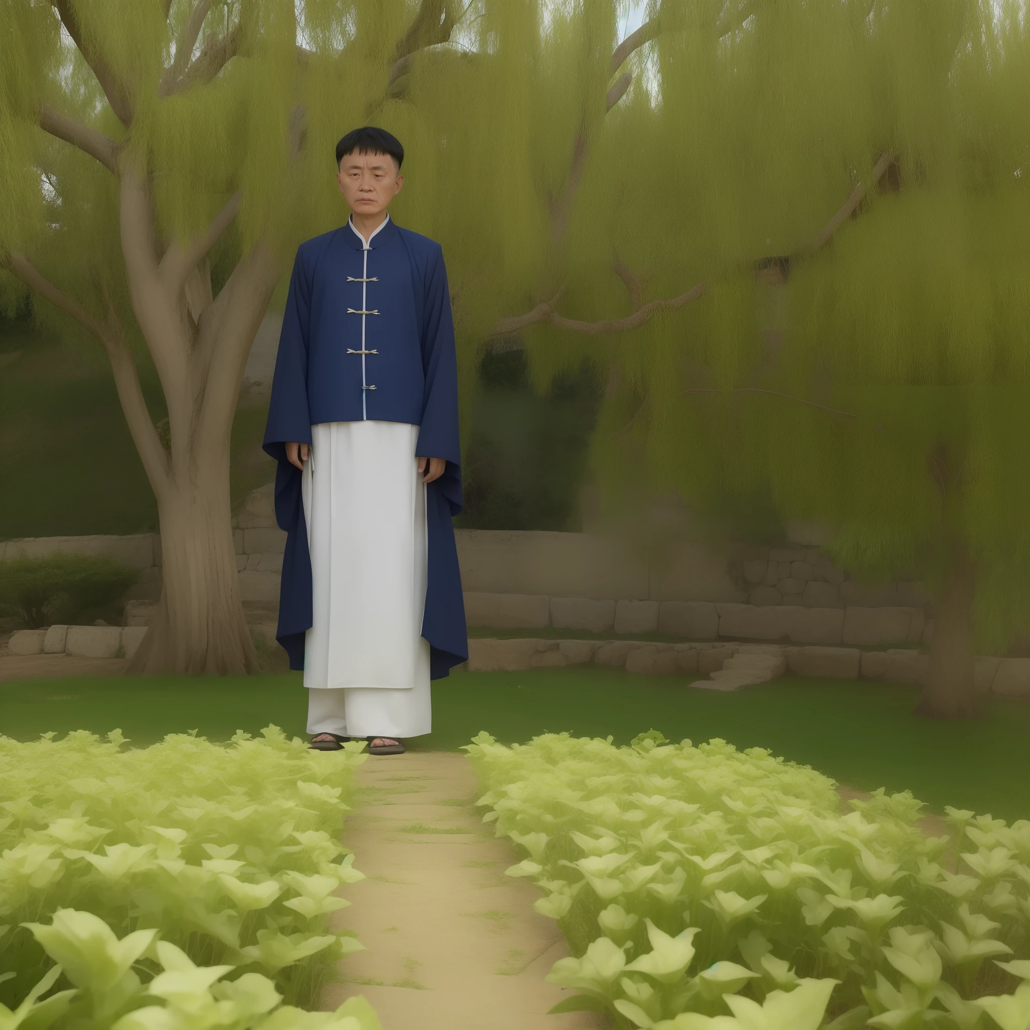 Chen Si, a farmer, guards the melon fields in Tuanjiao on summer nights. Seeing under the old willow tree in the distance, there are indistinct figures, those who suspect melon stealing, listen to them while sleeping. One of them said: &quot;I don&#39;t know if Chen Si has gone to bed yet?&quot; Another person said: &quot;Chen Si has only been here for a few days, and he came to visit my generation. Why should he be afraid? Yesterday I went to the Zhitu Shrine and saw the city god giving me an ultimatum.&quot; One person said: &quot;You don&#39;t know? Chen Si prolongs his life.&quot; The crowd asked: &quot;Why?&quot; Said: &quot;A certain family lost two thousand coins, and its maidservant did not inherit hundreds of whips. The father of the maidservant also said angrily: &quot;Sheng If it is a girl, it is better to have nothing. If it is stolen, I will kill it by hanging.&quot; The maid said: &quot;If you don&#39;t accept death, you will die if you accept it. &#39;Heaven weeping. Chen Si&#39;s mother took pity on her, and Yin Dianyi got two thousand money, and returned it to the master, saying: &quot;The old woman is faint, and she took this money at a moment&#39;s profit, which means that the master has accumulated a lot of money, and it may not be calculated quickly.&quot; Unexpectedly, I was really ashamed of being tired of this maid. The money has not been used yet, and I would like to surrender myself at the risk of death, so as to avoid grievances in the next life. The old woman has no face to live here, please resign from now on. The maid was exempted because of it. The earth god Jiaqi went to the city god to save people, and the city god reached Dongyue. Dongyue&#39;s registration found that the woman lost her son when she was old, and died of cold and starvation. Because of this merit, Chen Si was sentenced to borrow the life of the next life to live in this life, so as to support his mother. It&#39;s unknown what happened yesterday. &quot;Chen Sifang was angry at his mother for stealing money, but he was relieved. Nine years later, his mother died. After the funeral, she passed away without any illness. Traditional Chinese painting