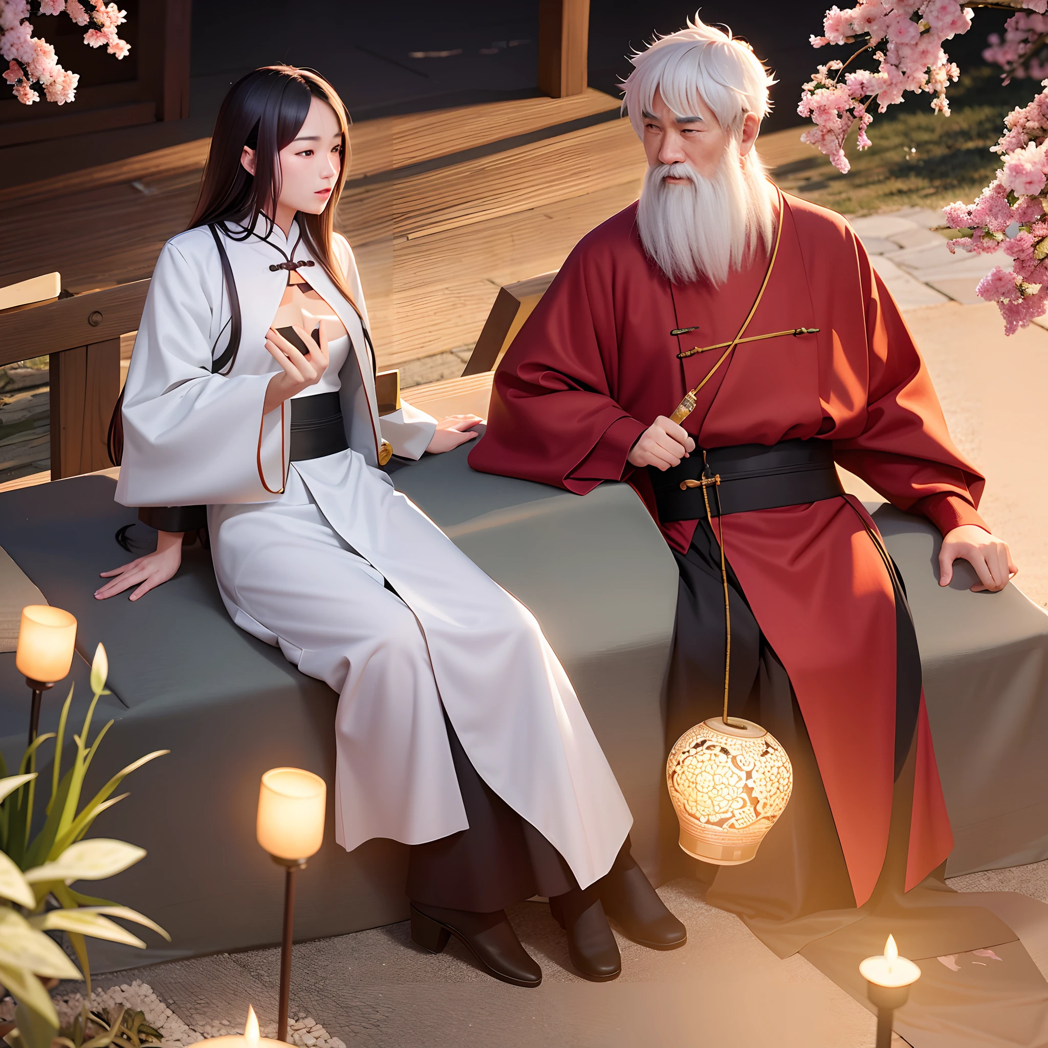 Dongguang Ma Da returned, and tasted lying naked in the Sutra Pavilion of Zisheng Temple in summer night. I felt someone stretching his arm and saying: "Get up, don't blaspheme the Buddhist scriptures." When he woke up, he saw an old man beside him and asked, "Who are you?" He said, "I guard the God of Tibet." . When the moon is as bright as the day, we sit and talk because of calling. He said: "Why do you guard this collection?" Said: "It is the order of heaven." Asked: "Confucian books are so numerous, I don't know that there are gods guarding them, and heaven pays more attention to Buddhist scriptures?" All living beings believe or not, so keep it with God; Confucianism sets up teachings based on humanism, and everyone should respect it, and everyone knows to respect it, so they don't bother with divine power. It's not because of the Buddhist scriptures." Is it like the same?" Said: "Confucianism regards self-cultivation as its essence and governing others as its function. Taoism uses tranquility as its essence and softness as its function. Buddha regards samadhi as its essence and compassion as its function. Their purposes are different and cannot be the same. When it comes to teaching people to be good, there is no difference; when there is benefit to things, there is no difference. Their destinations are somewhat the same, and the heaven and earth cannot but coexist. However, Confucianism establishes life for the people, and it is based on its own nature; Buddhism and Taoism are all for themselves. Therefore, those who understand the human way are the main ones, and those who understand the divine way are supplemented, and it is not possible to rule the world exclusively by explaining the Tao. This is because it is not one but one, and one is not one. Gai Confucianism is like five grains, if you don’t eat for a day, you will be hungry, and for a few days you will die; Buddhism and Taoism are like bait, the relationship between life and death, joy, anger, sorrow, and joy, used to explain grievances and eliminate depression, which is the most effective than Confucianism; The theory of cause and effect of misfortunes and blessings is used to frighten the fools, and it is easier to enter than Confucianism. Special middle-aged diseases will stop, and they should not be taken exclusively and often. If they are partial and superior, they will be the ears. To be one; or to fight against two clans, like defending against bandits and enemies, all of them have a single point of view." Asked: "The Huangguan monks, who want to be demons, do not attack them vigorously, will they not cause trouble to the world?" Said: "This is the basis of this discussion Yuan Er. If it is in the late stage, how can it be said that Buddhism and Taoism will cause trouble, and Confucianism will cause trouble? Even if the public is drunk and sleeps naked, I am afraid that it may not be the etiquette of Duke Zhou and Confucius." Thank you very much. Because if you talk until you know it, don't go. I don't know why God. Or say fox also. traditional Chinese painting