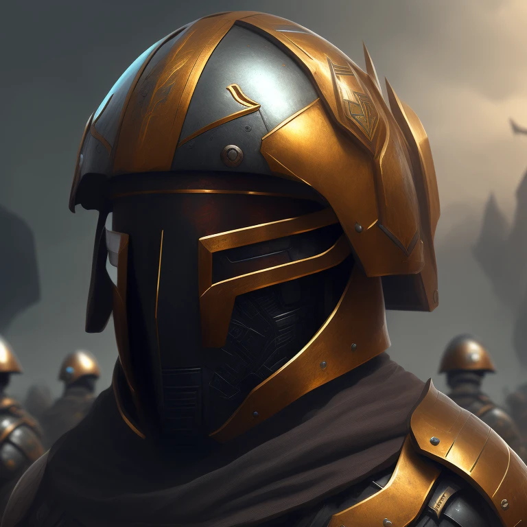 digital painting,artstation,devian art, helmet concept ,troop,ancient,high detail,8k, Marching soldiers,Damaged helmet,cinematic