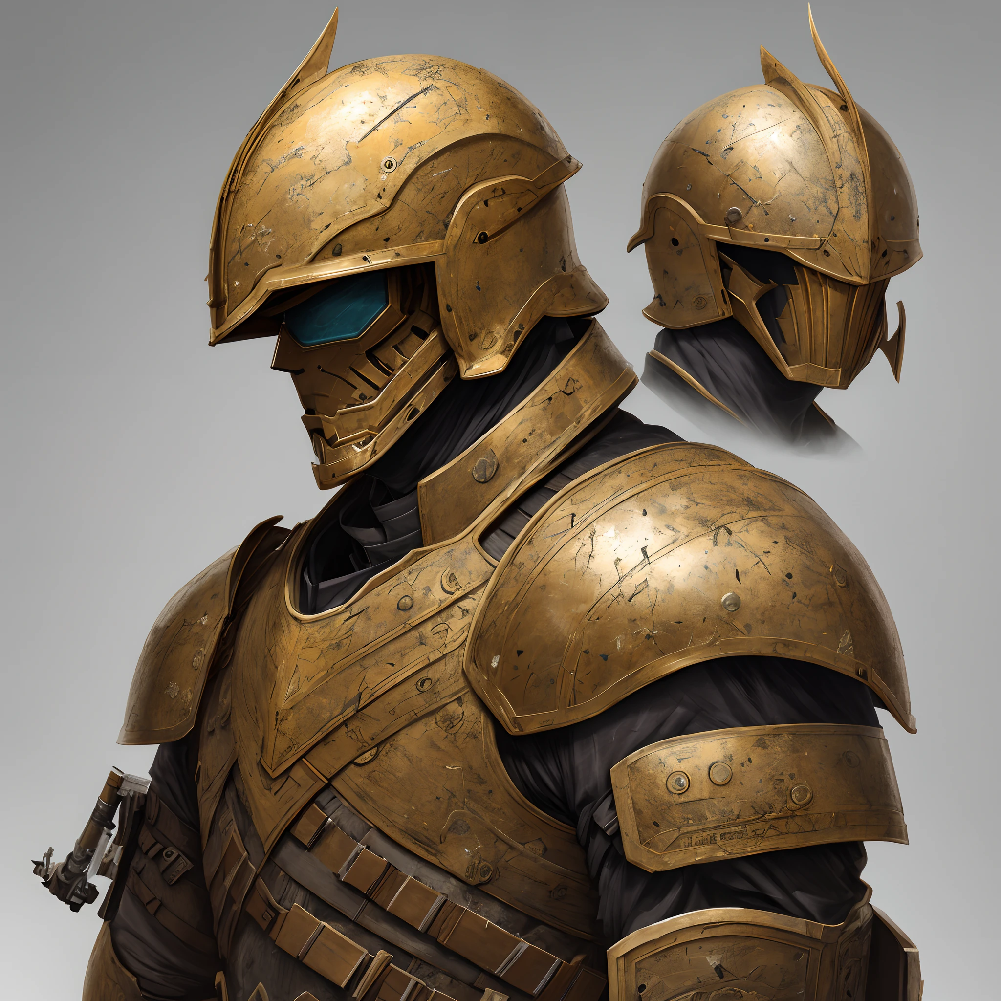 digital painting,artstation,devian art, helmet concept ,troop,ancient,high detail,8k, Marching soldiers,Damaged helmet,cinematic,heavy
