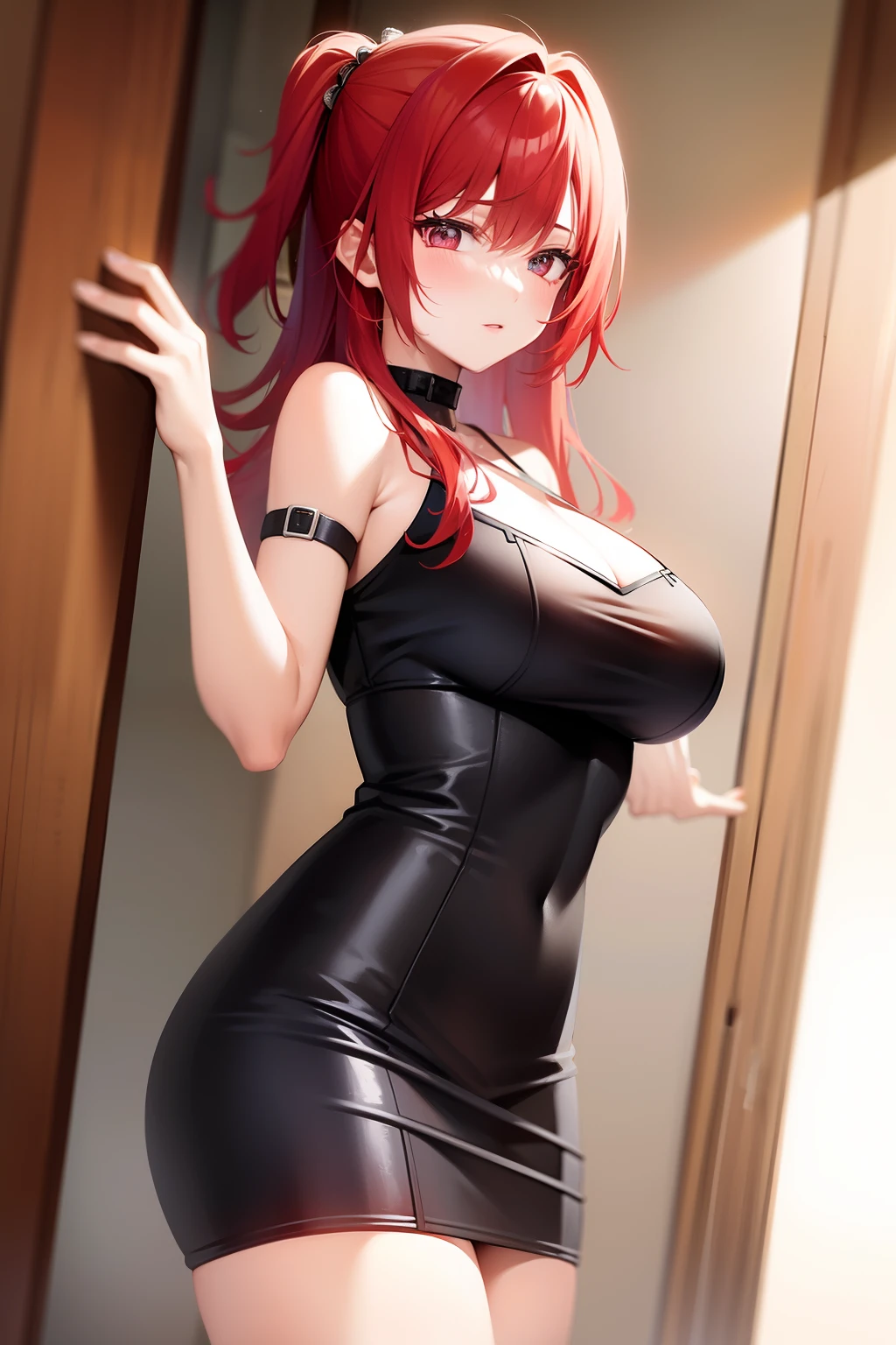 Red-haired cowboy sonorous rose 20-year-old female
