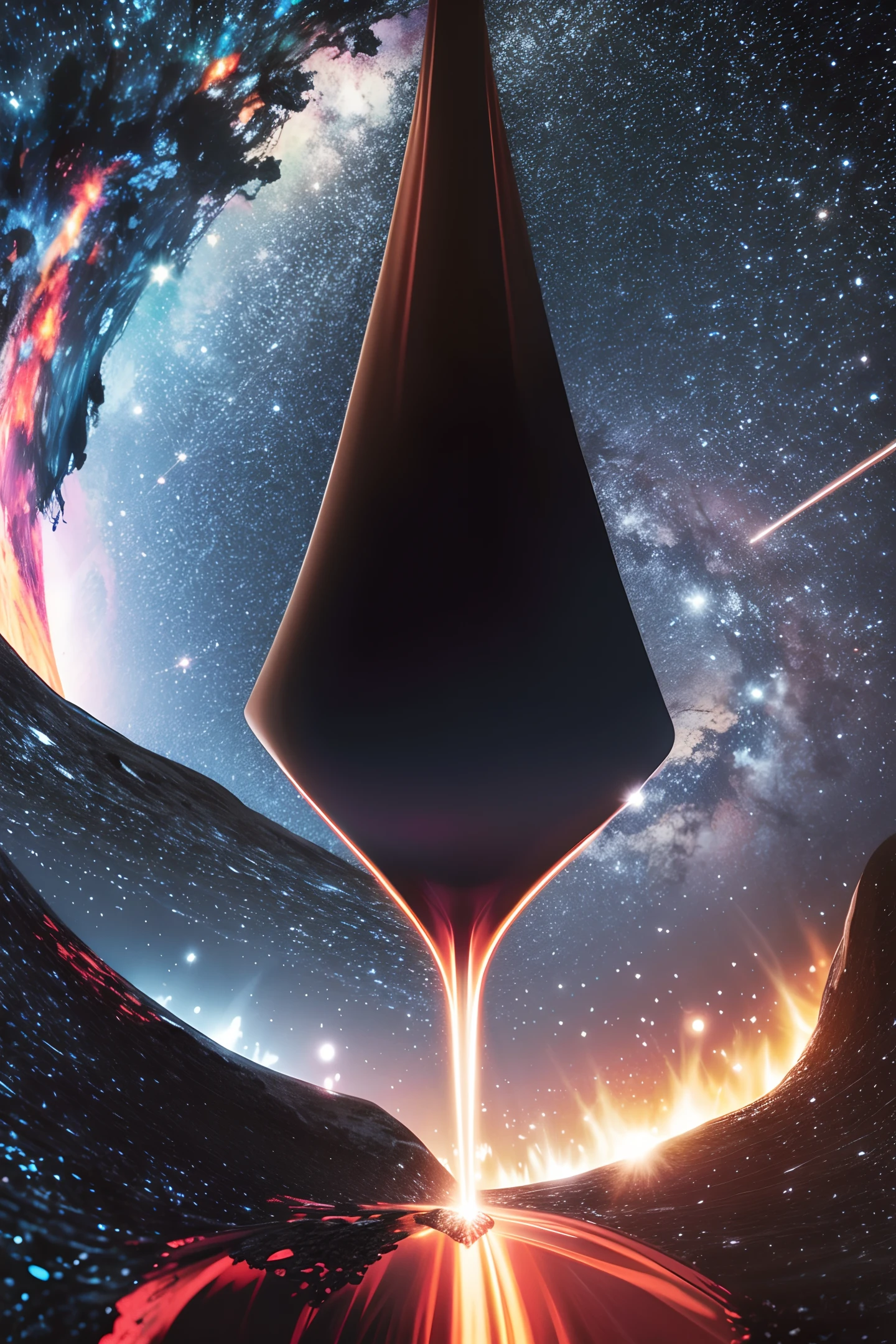 image of a black hole(Dark fantasy)