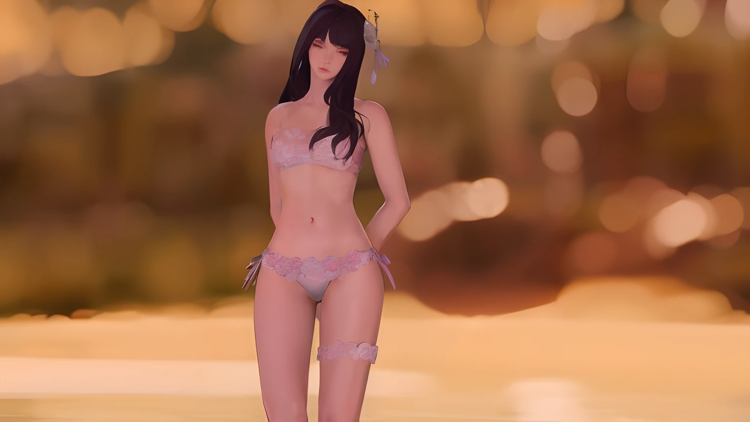 8K, masterpiece, best quality, night, full moon, 1 girl, Chinese style, Chinese architecture, mature woman, sister, silver white long haired woman, shawl, light pink lips, calm, rational, three straps, gray pupils, assassin, fan, knife fan, petal dancing