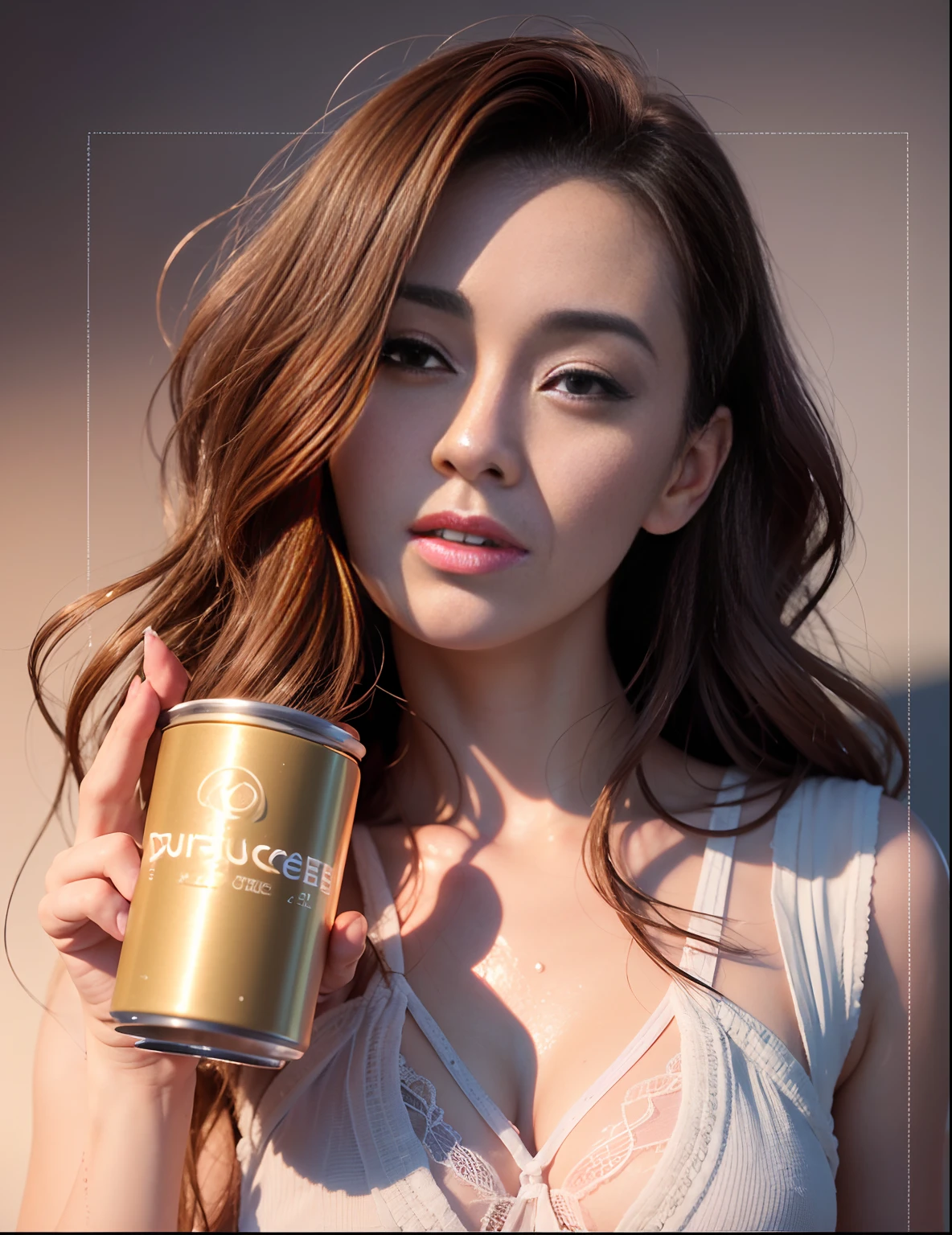 Head, complex 3D rendering super detailed, 1girl, looking at the audience, (holding a soda can drink: 1.5), (PureErosFace_V1: 0.6), 18 years old, black ponytail, wet hair, (except white underwear: 1.2), pure, real skin, huge breasts, pure pink, vibrant details, surrealism, beautiful backgrounds (room: 1.2), octane rendering, 8k, best quality, masterpiece, very delicate and beautiful , very detailed, CG, unity, wallpaper, (realistic, realistic: 1.37), stunning, fine detail, masterpiece, best quality, official art, very detailed CG unity 8k wallpaper,