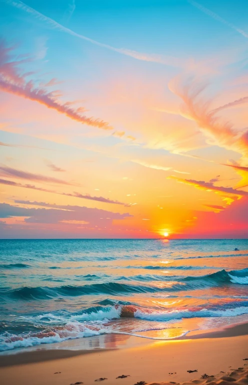 Absolutely mesmerizing sunsets on the beach with a mix of oranges, pinks and yellows in the sky. The sea water is crystal clear, kissing the coast gently, and the white sandy beach is endless. The scenes are action-packed and breathtaking