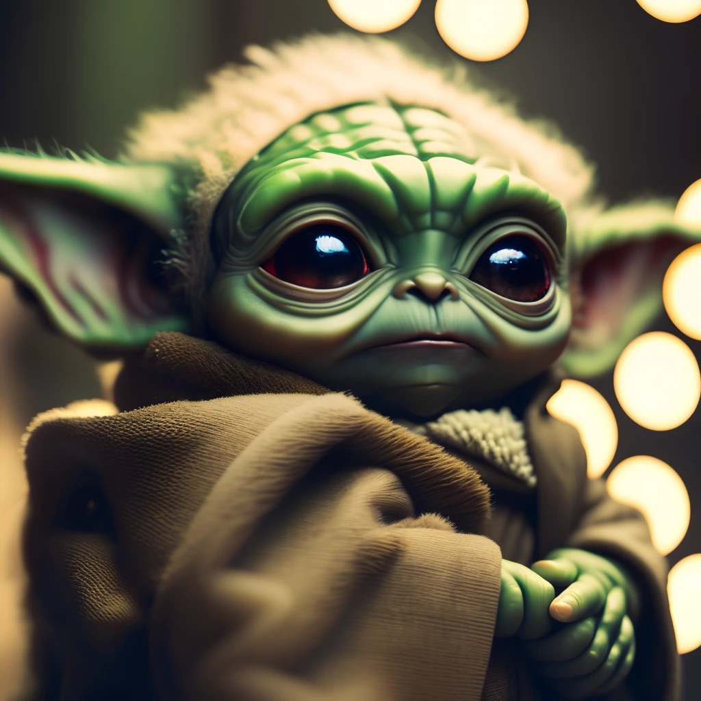 portrait of  yoda as palnd, cinematic shot, seamless, epic, cinematic, intricate details, award-winning, excellent lighting, shading, high quality, detailed