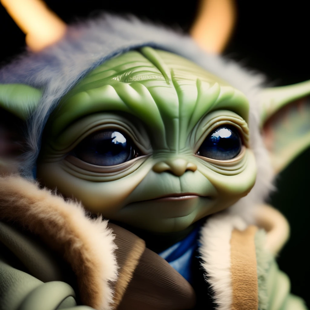 portrait of baby yoda as palnd, cinematic shot, seamless, epic, cinematic, intricate details, award-winning, excellent lighting, shading, high quality, detailed