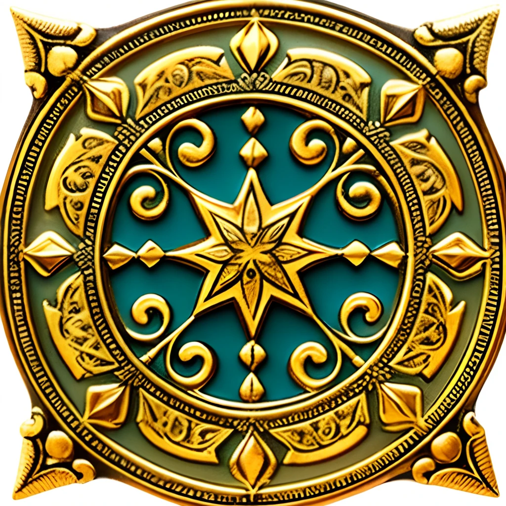 An intricately decorated medieval scalpel, exquisitely crafted to the finest detail.