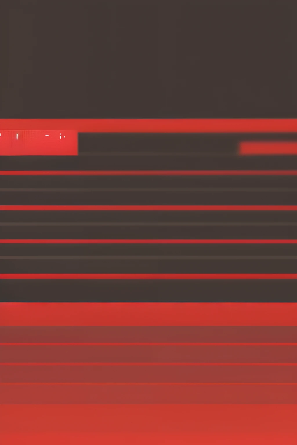 a close up of a red letter m with a black background, motionb blur, favicon, red cap with a capital m, black gotic letter m, motionblur, heavy jpeg artifact blurry, unblur, minor blur, red - black, very coherent image, really long, deblur, ( ( glitch art pixel sorting ) ).