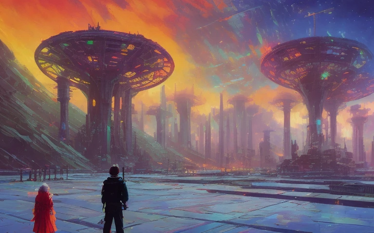 1980s anime world by Paul Lehr