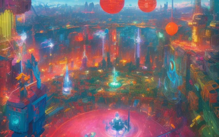 1980s anime world by Paul Lehr