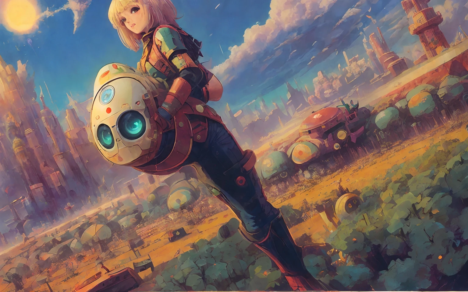 1980s anime world by Paul Lehr